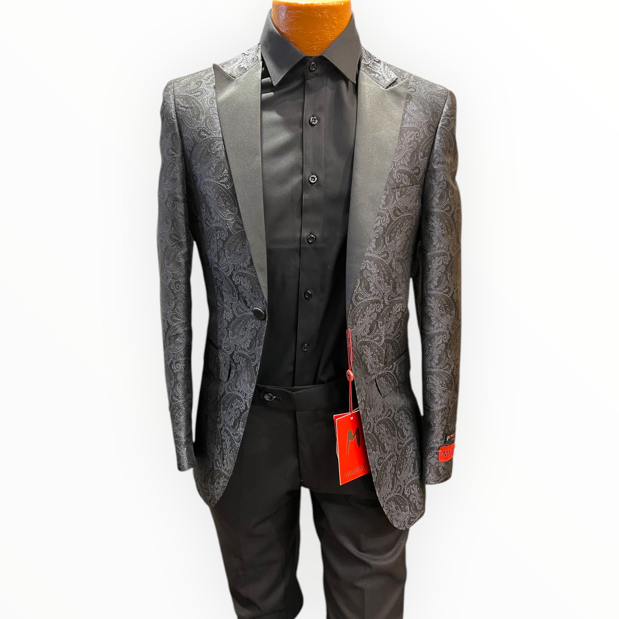 Mazari Peak Black & grey blazer