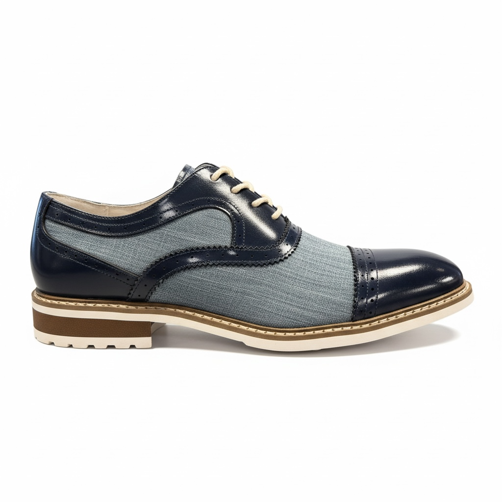 Giovanni Sinclair Navy Dress Shoe