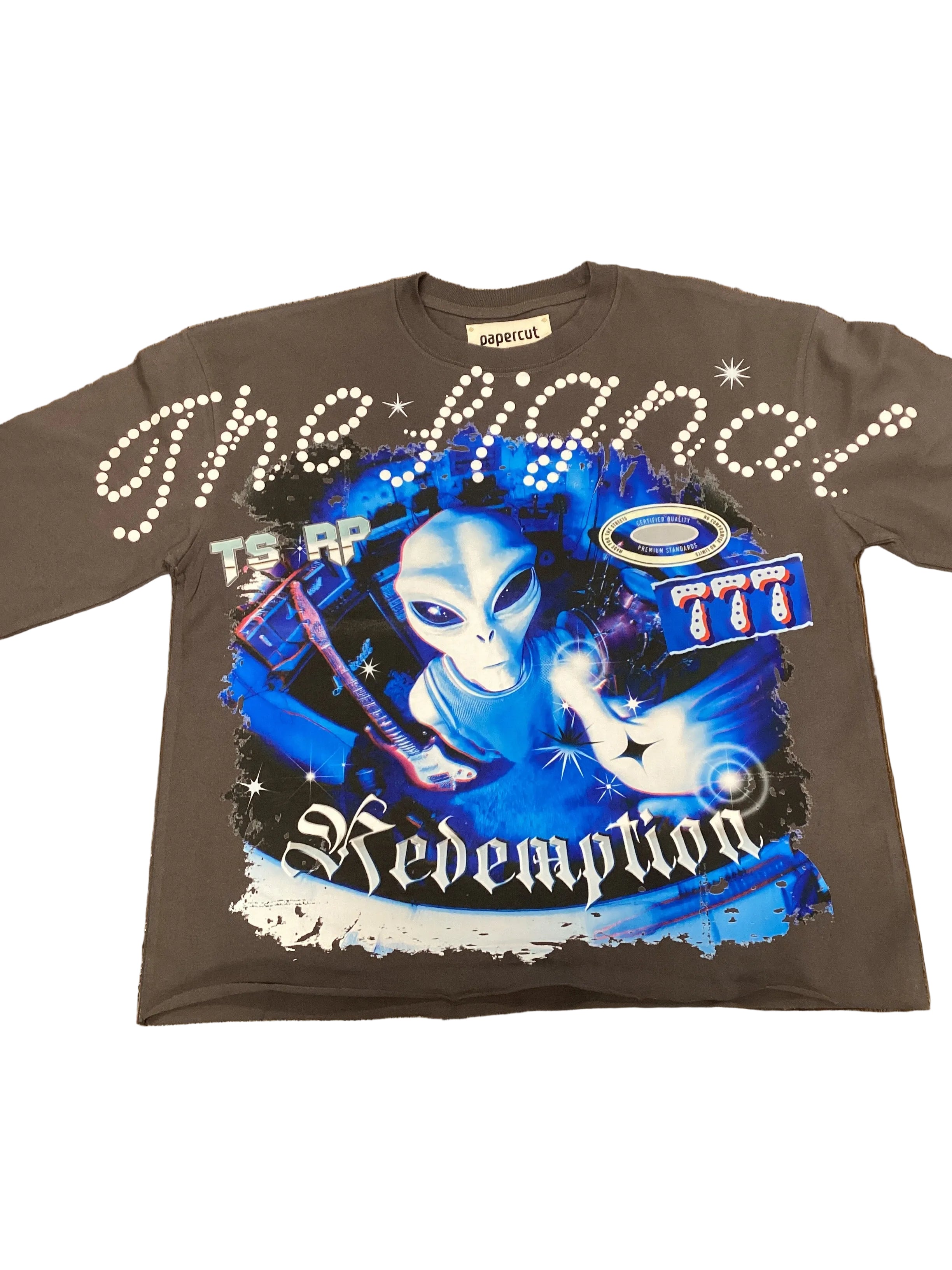 Papercut crop Tee