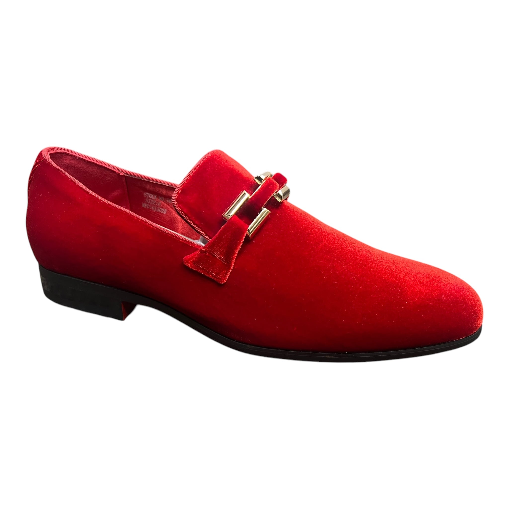 Velvet Dress shoes with Buckle