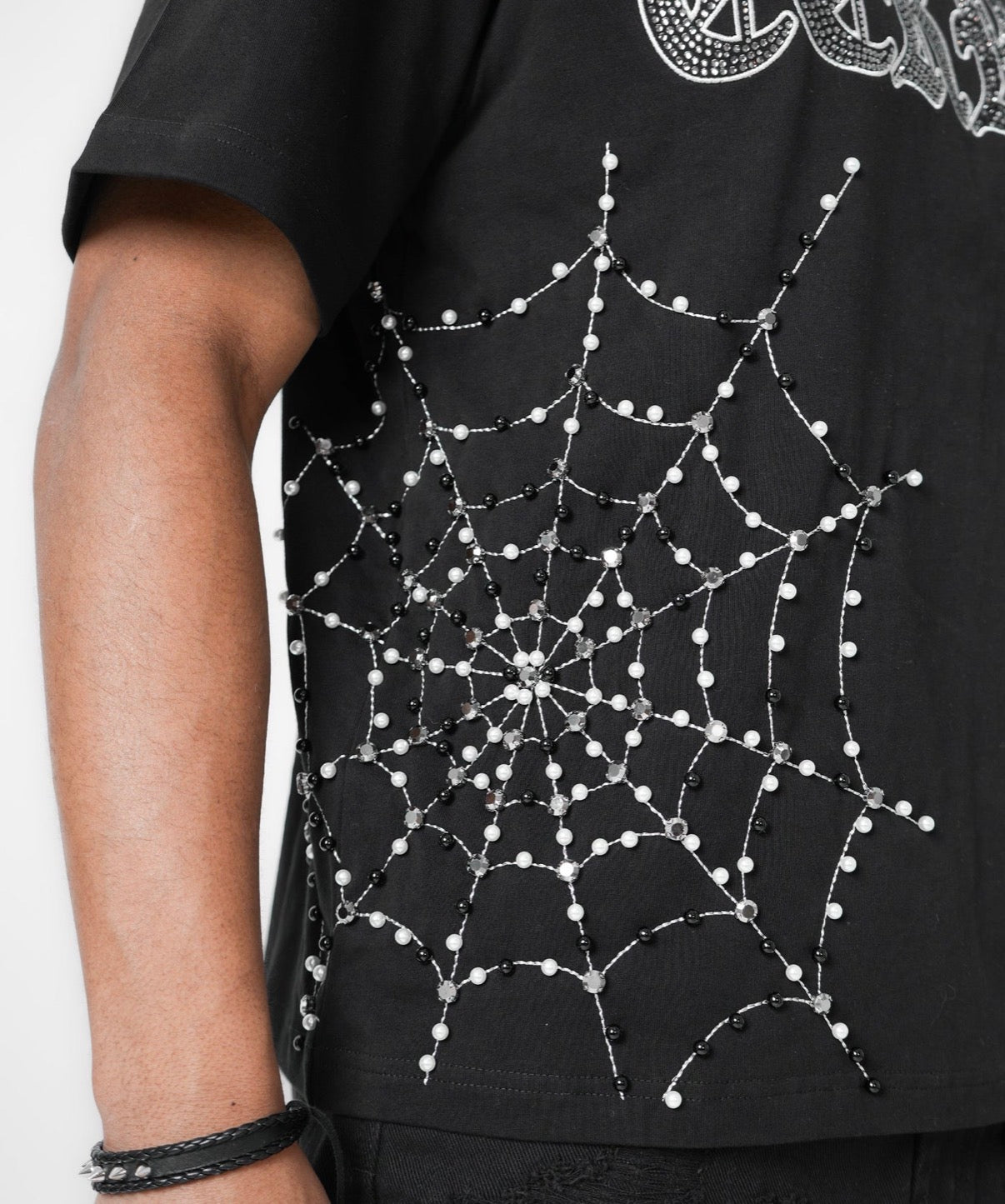 Preme The Terror Webbing Crystal Black Tee