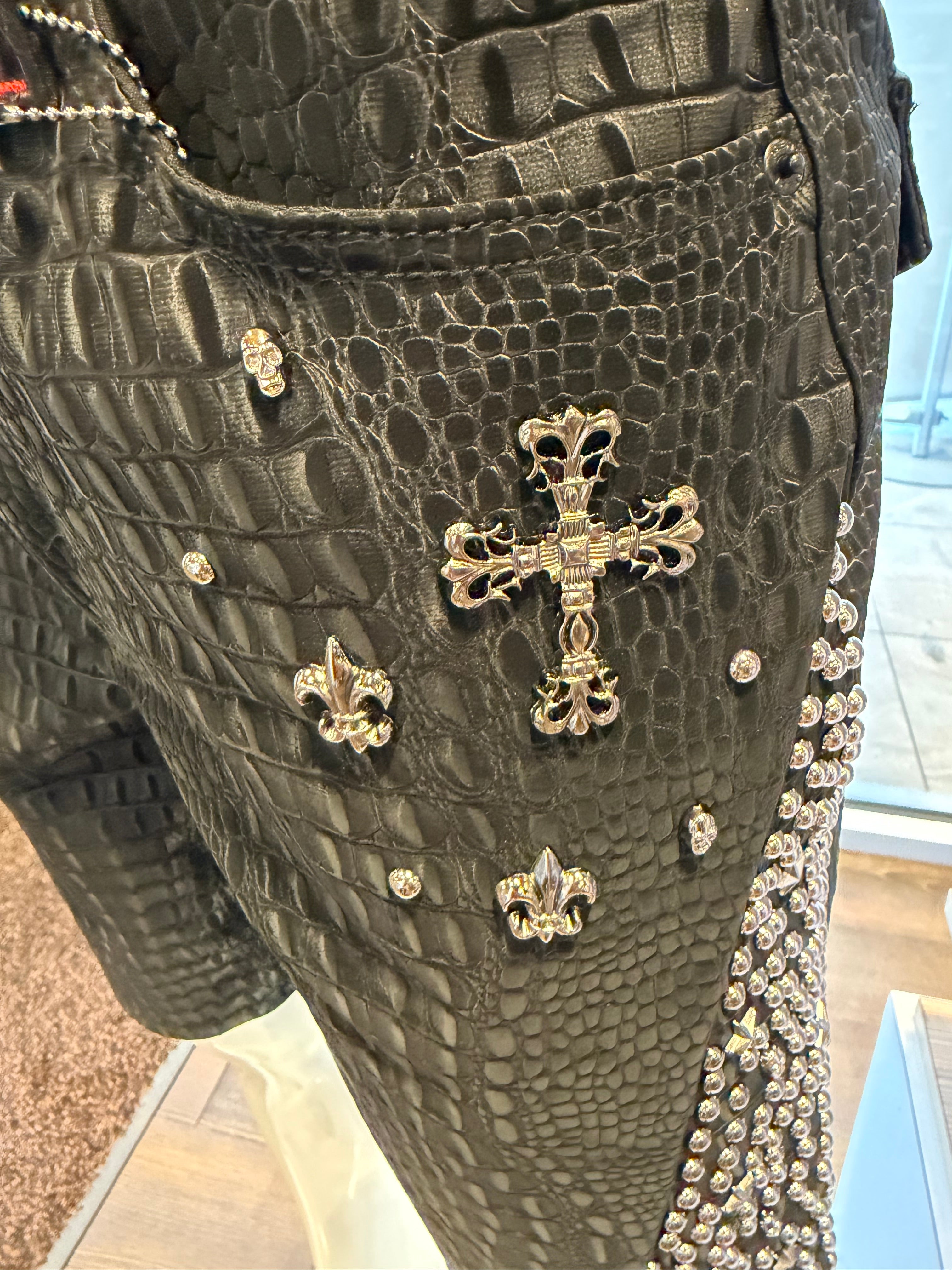 Preme black Embellished short