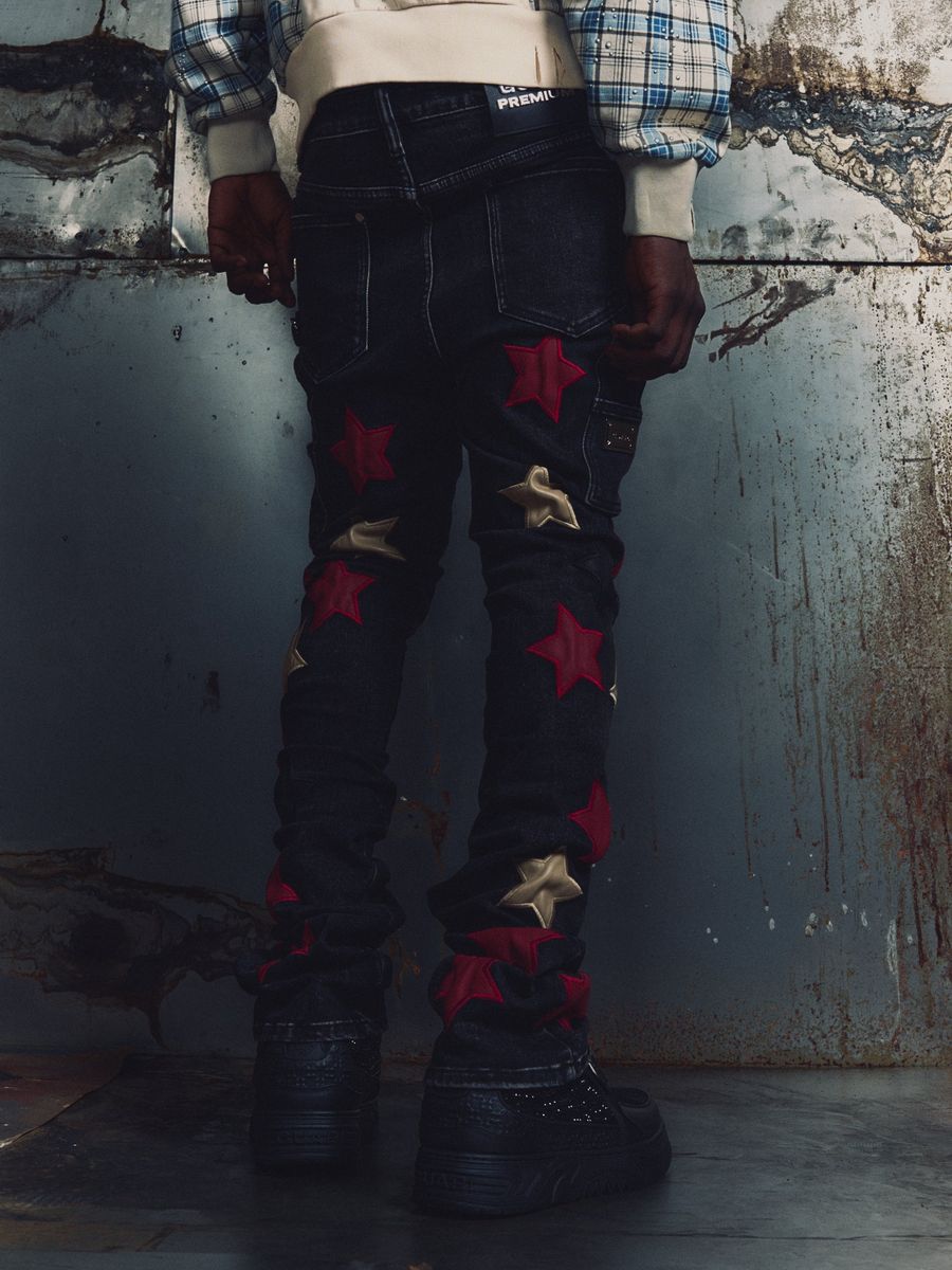 GUAPI Star Stack Jeans