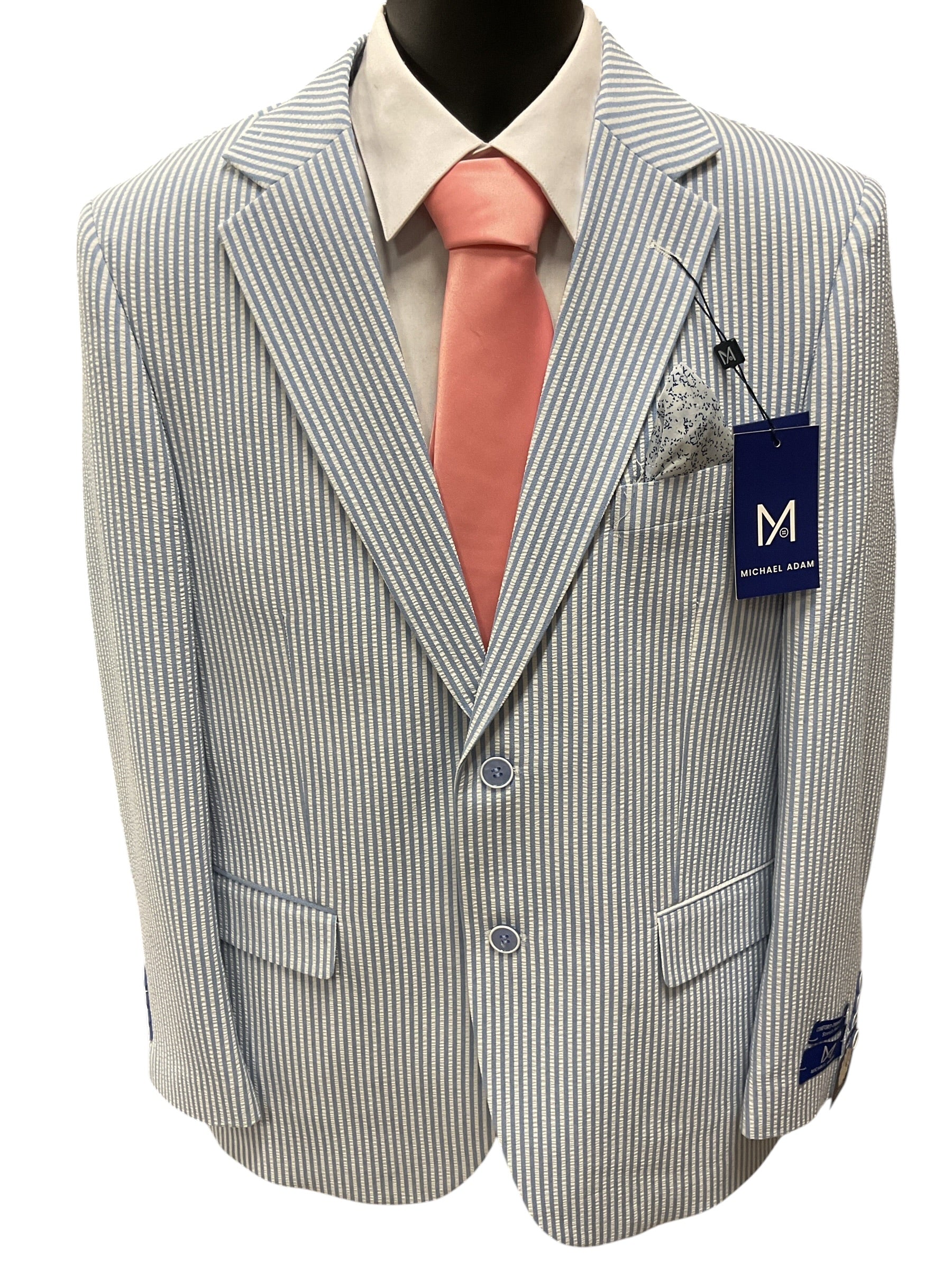 Michael Adam seersucker Suit