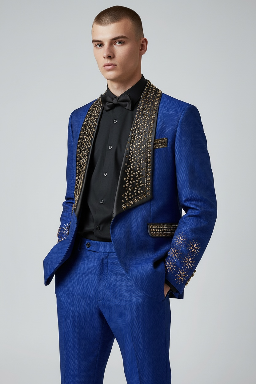 Statement clothing Bella embellished tuxedo