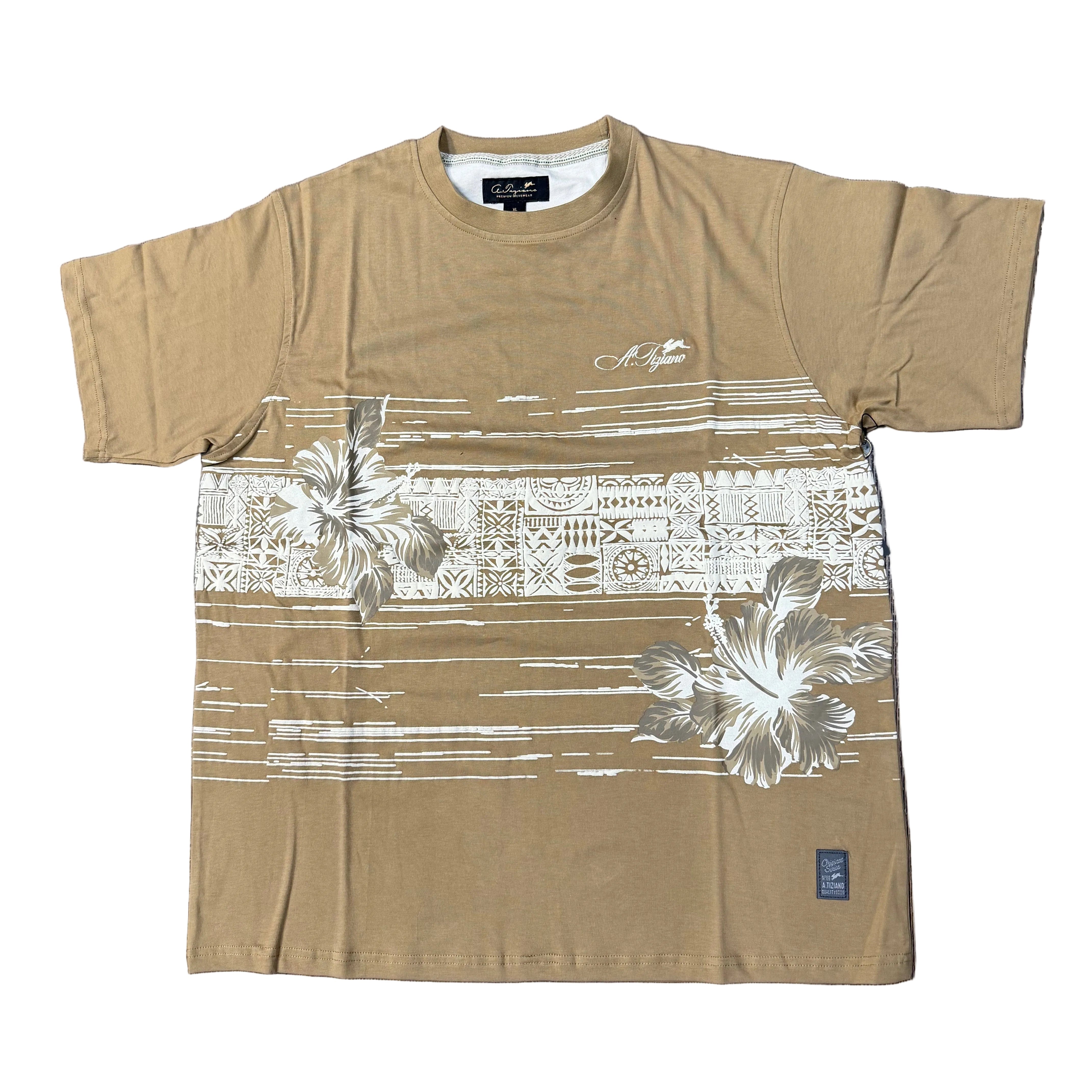 A.Tizano Westyn Brown Tee