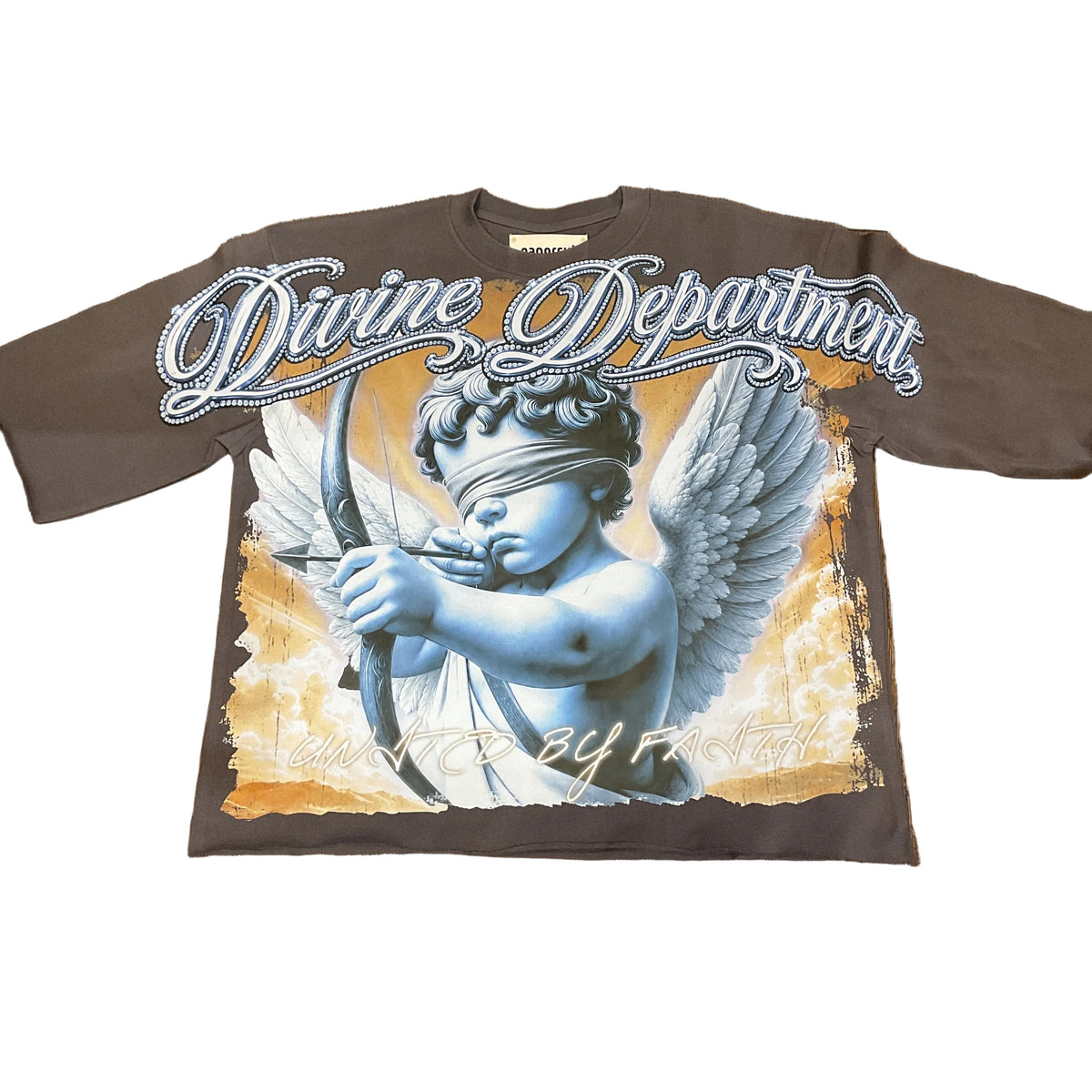 Paper cut crop tee Divine Depature