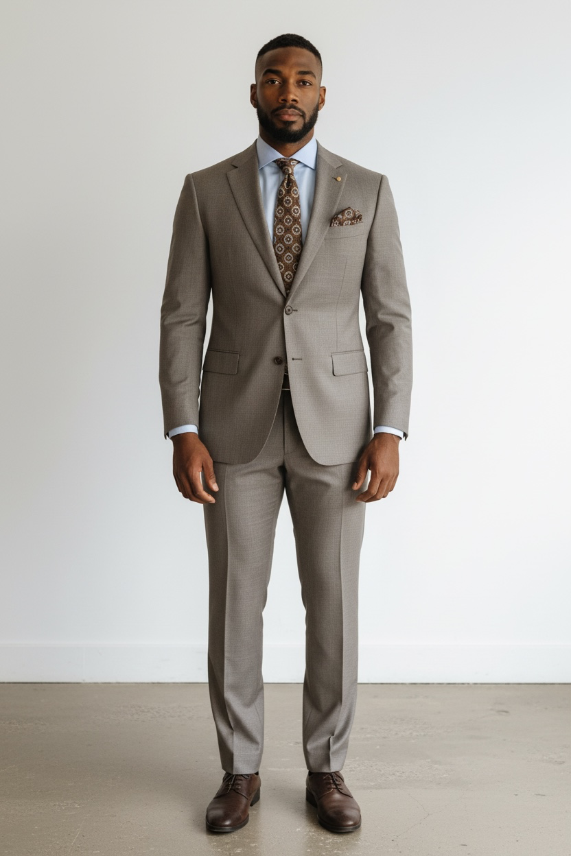 TIGLIO Modern Suit (TAUPE)