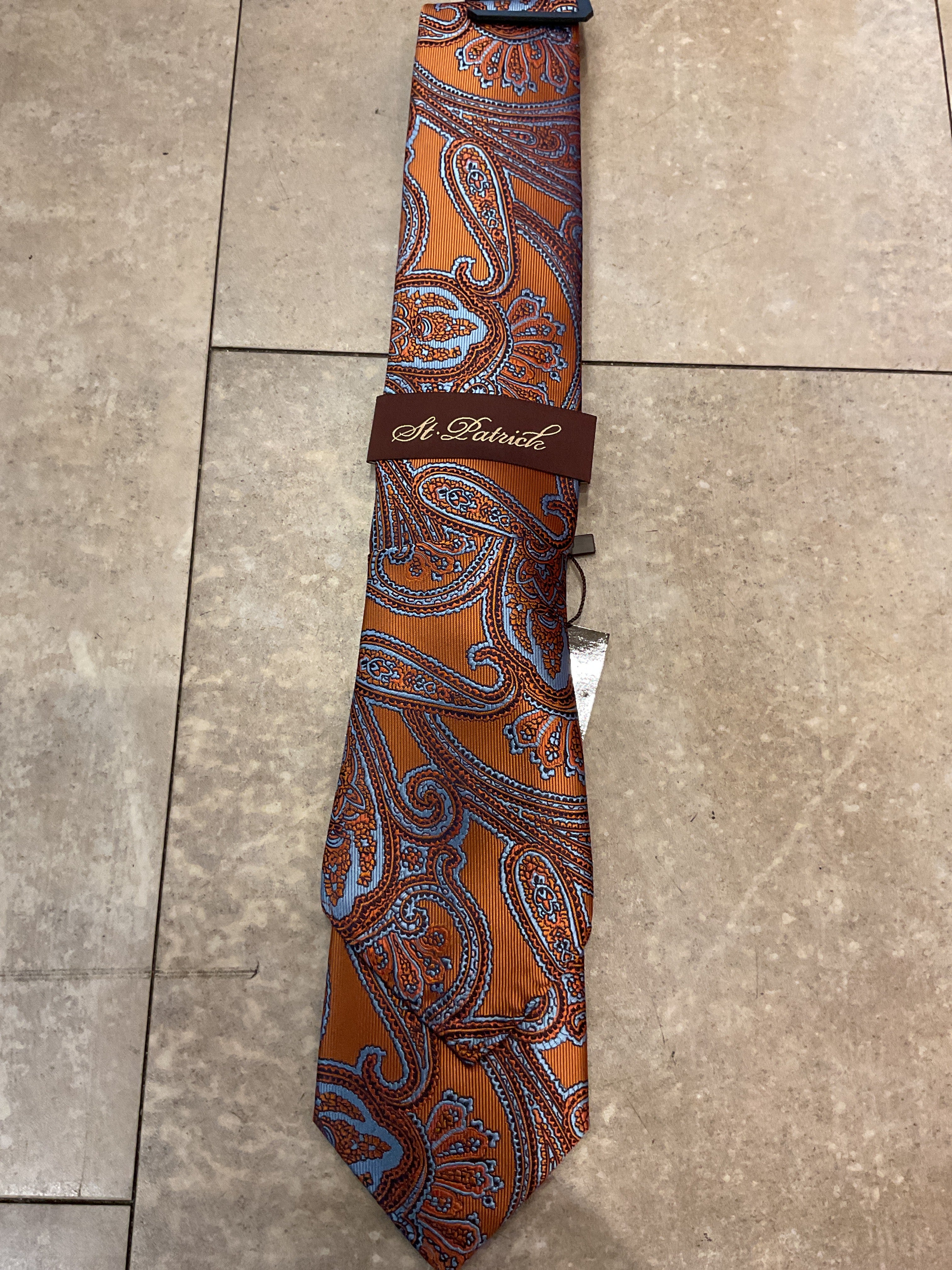 St. Patrick men’s paisley ties
