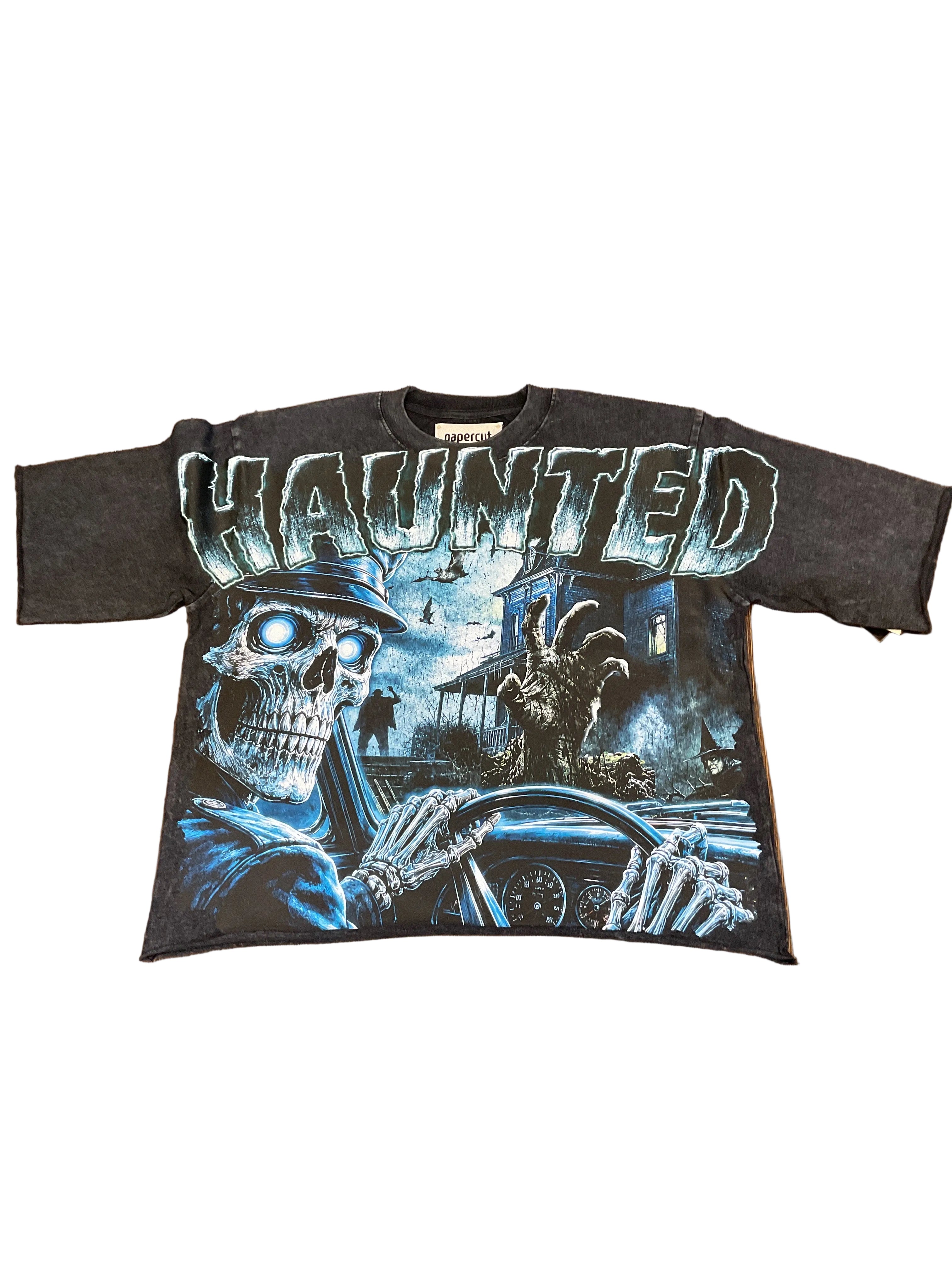 PAPERCUT CROP TEE Haunted