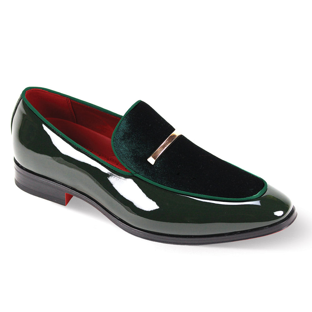 After Midnight Patent/Velvet SLIP ON 7041