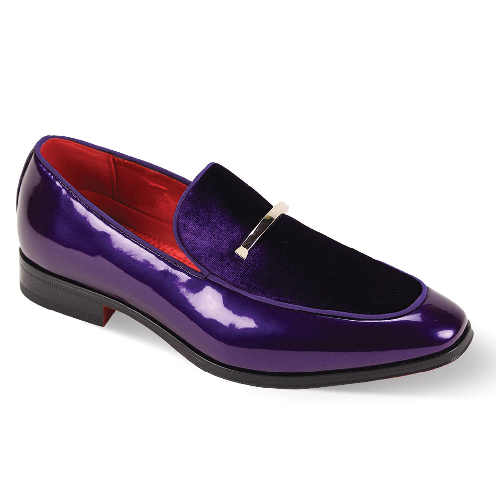 After Midnight Patent/Velvet SLIP ON 7041