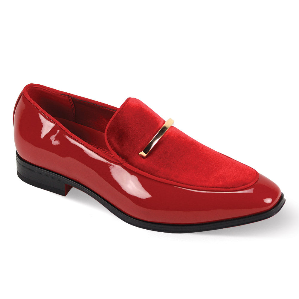 After Midnight Patent/Velvet SLIP ON 7041