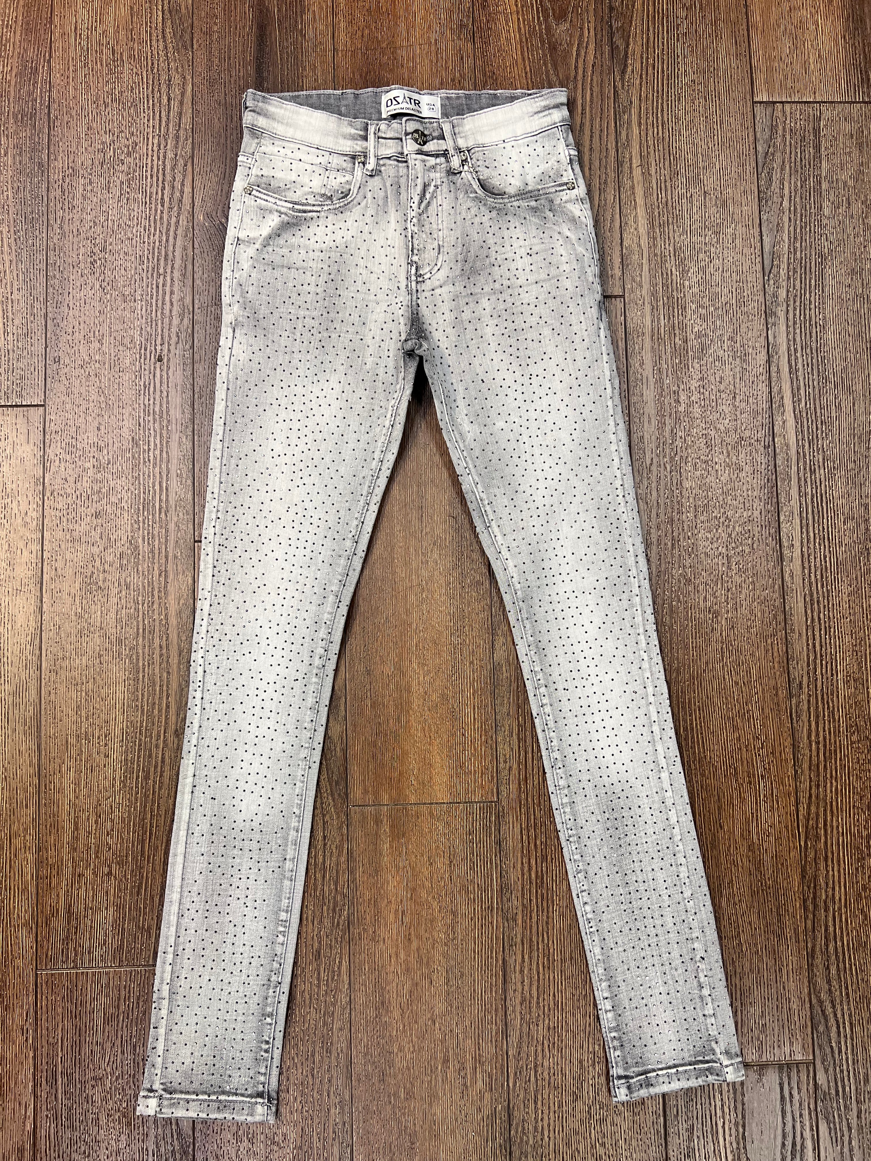 Premium Disaster jeans with rhinestones