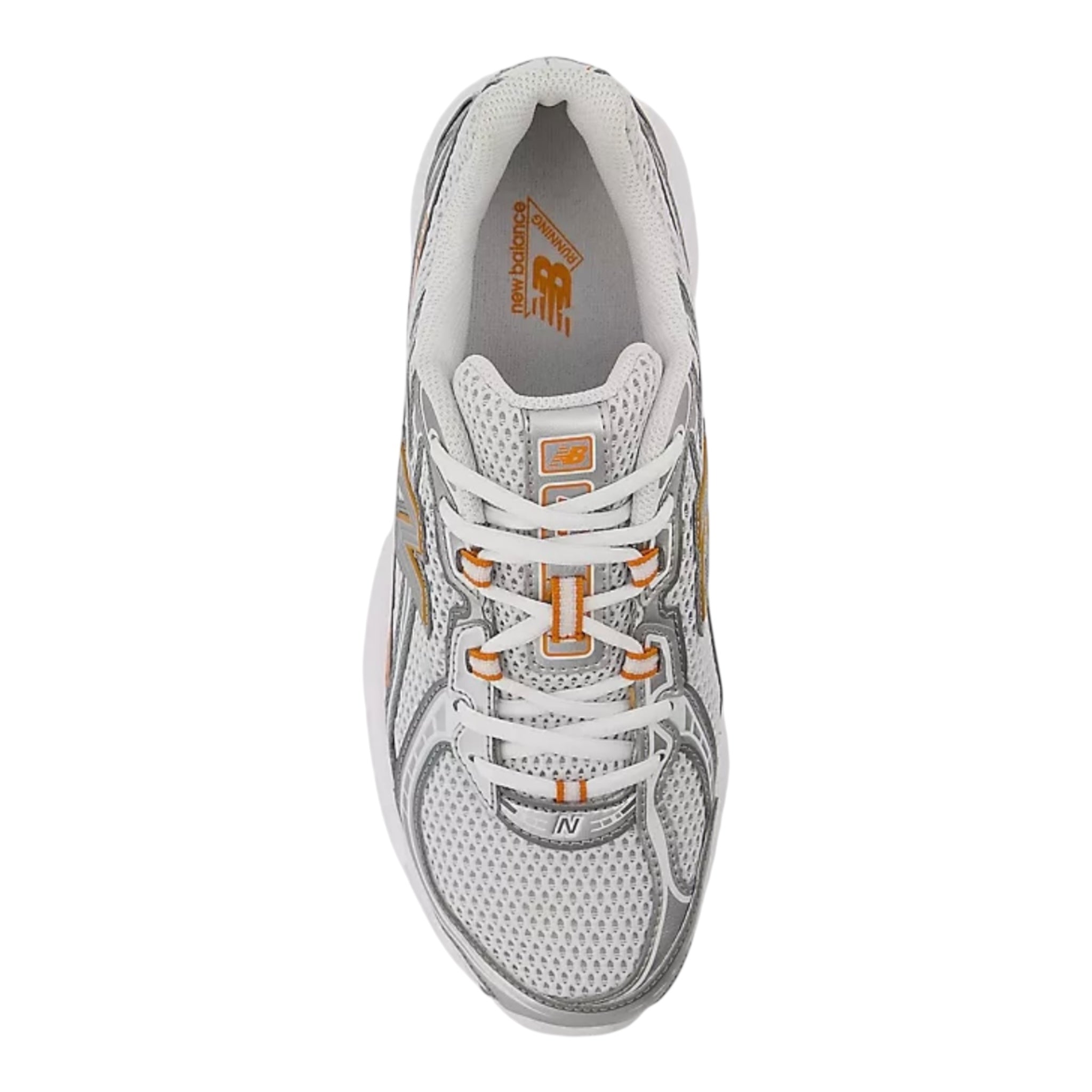 NEW BALANCE Sneakers 740 in White & Orange