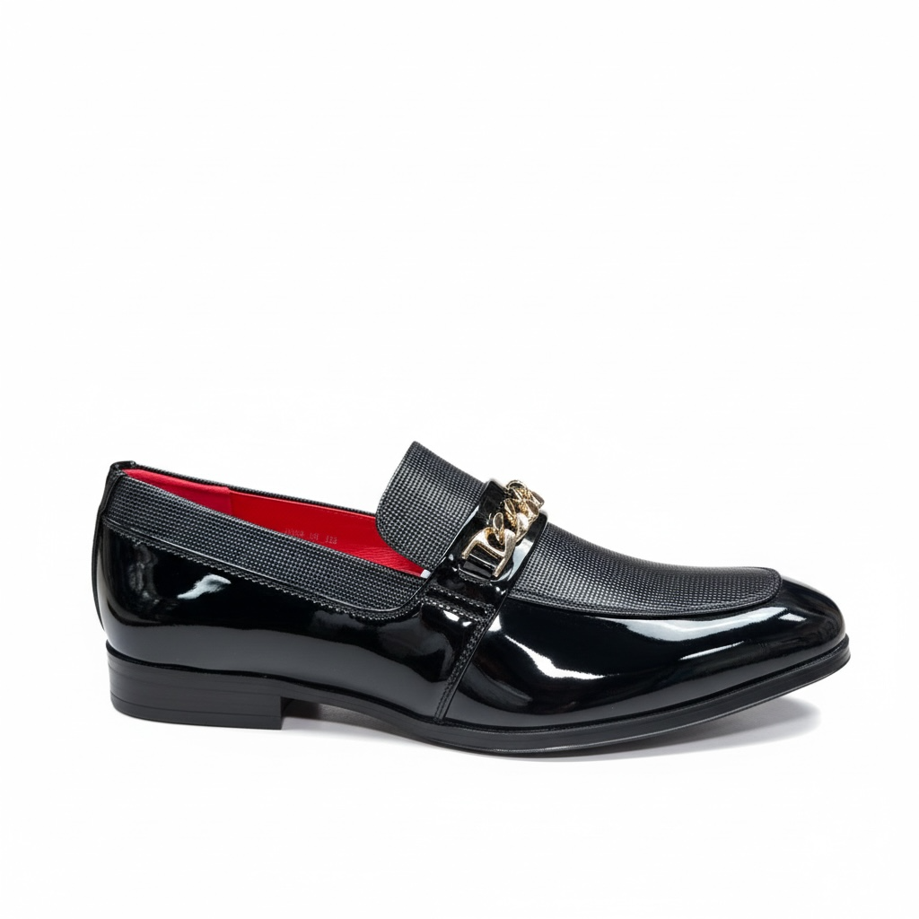 After Midnight shoe with gold chain (7071) for men