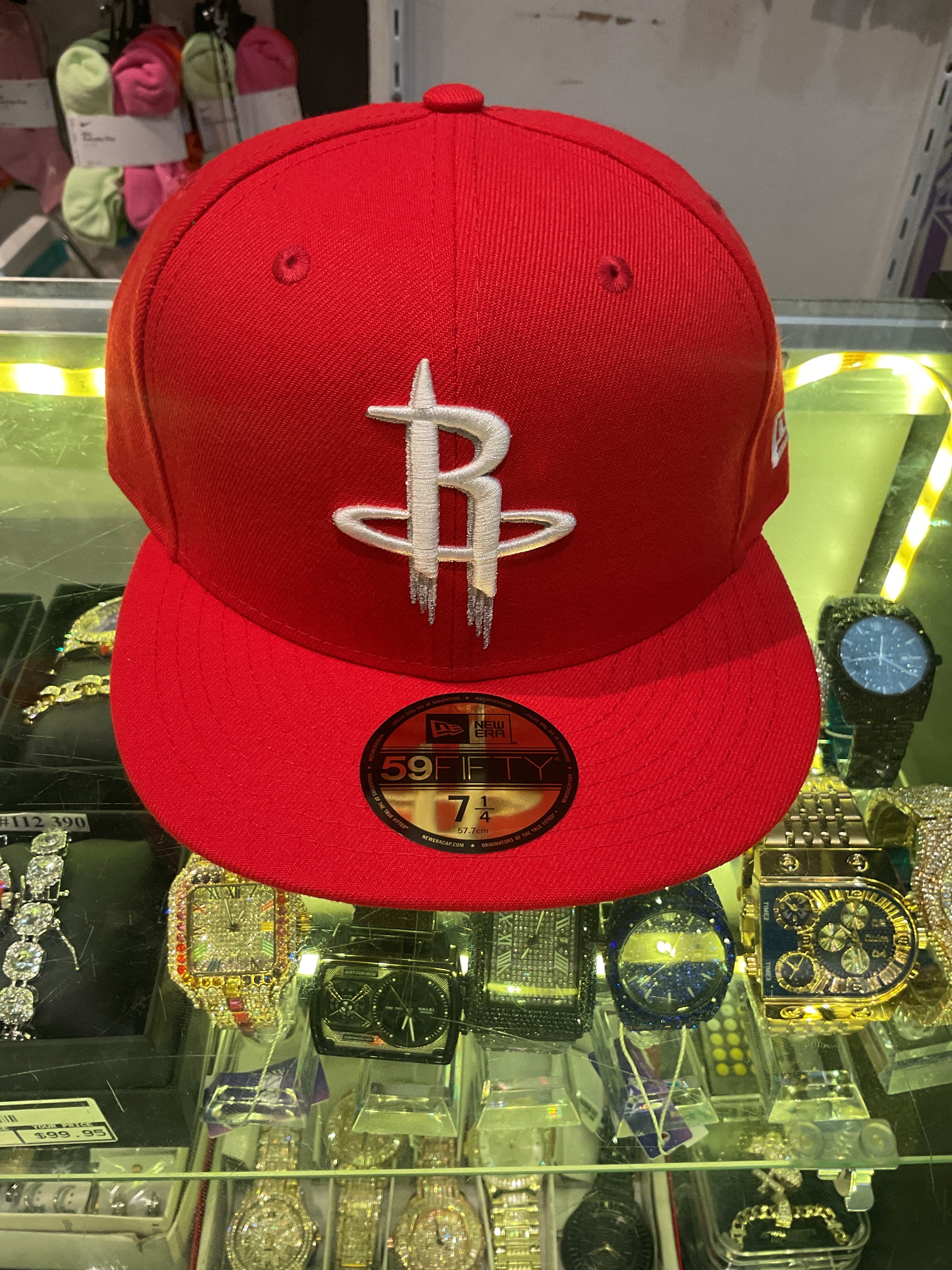 Houston Rockets New Era Fitted Cap