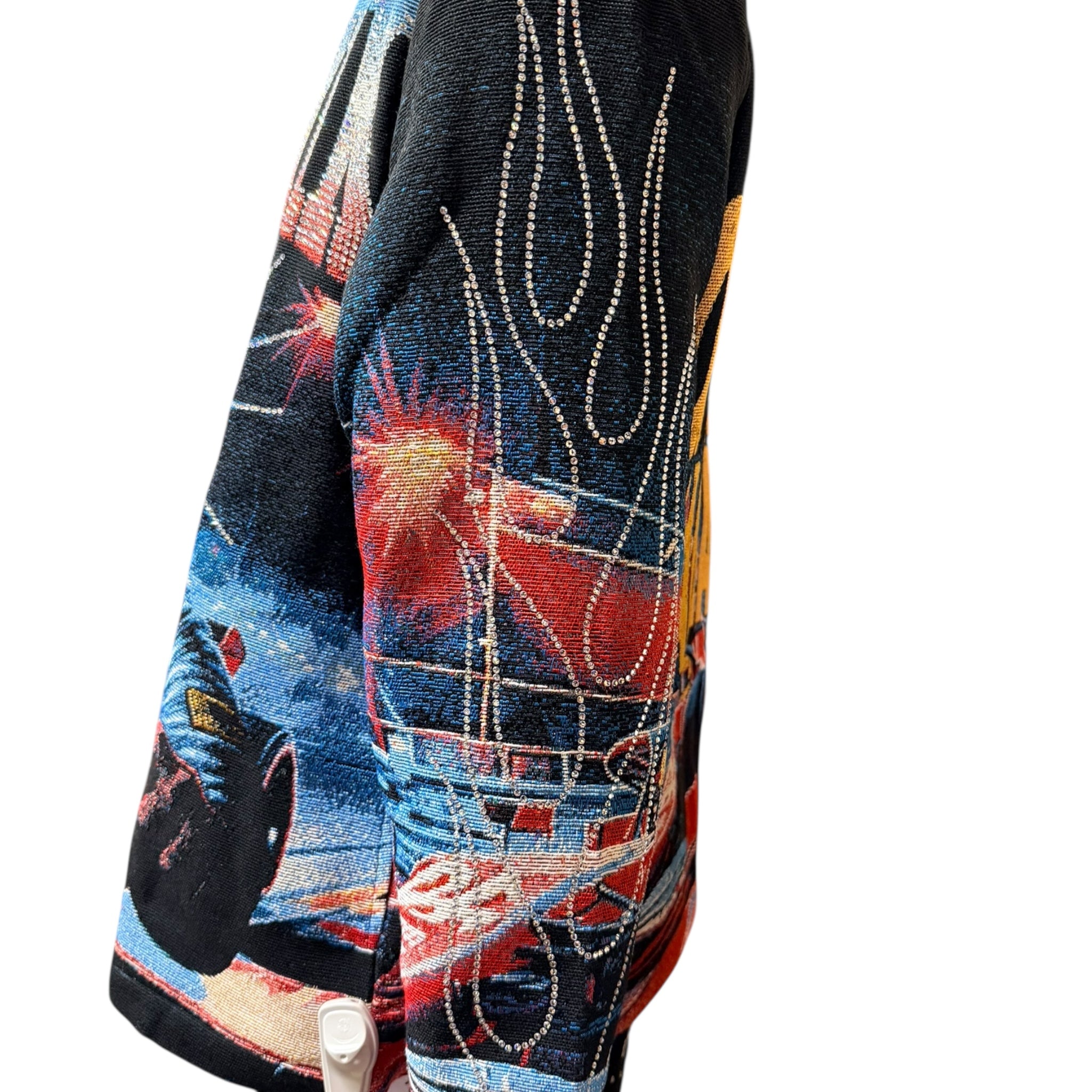 Majestik Mens Imagination Tapestry Hoodie - Black