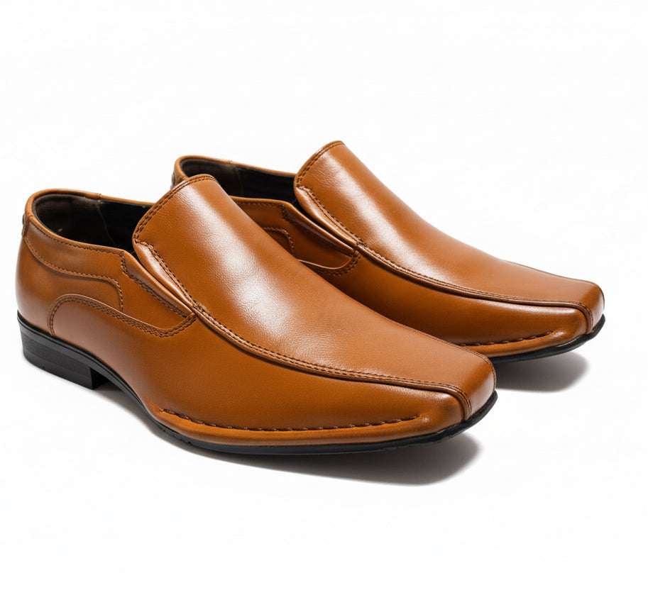 Bonafini kids tan shoes