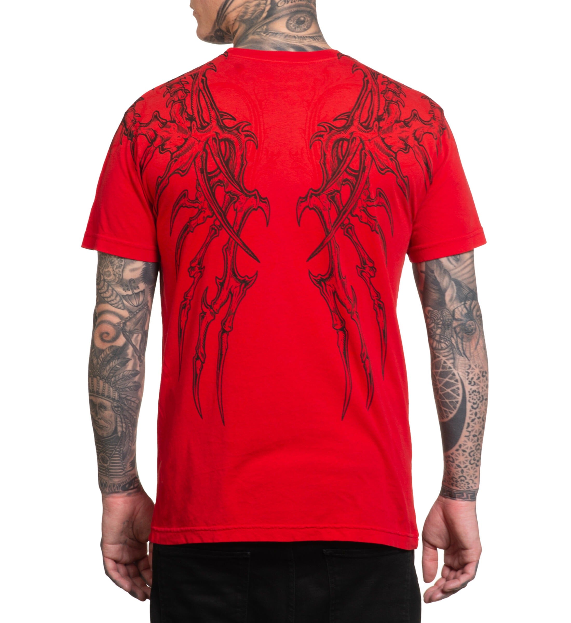 VERTIBRATE S/S TEE (A26913) By Affliction Teees