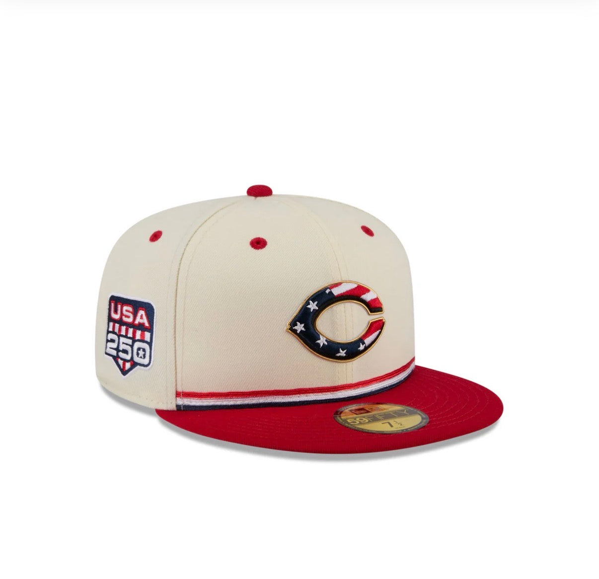Cincinnati Reds Independence Day 59fifty cap
