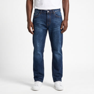 M.Society Straight Dk Blue Jeans