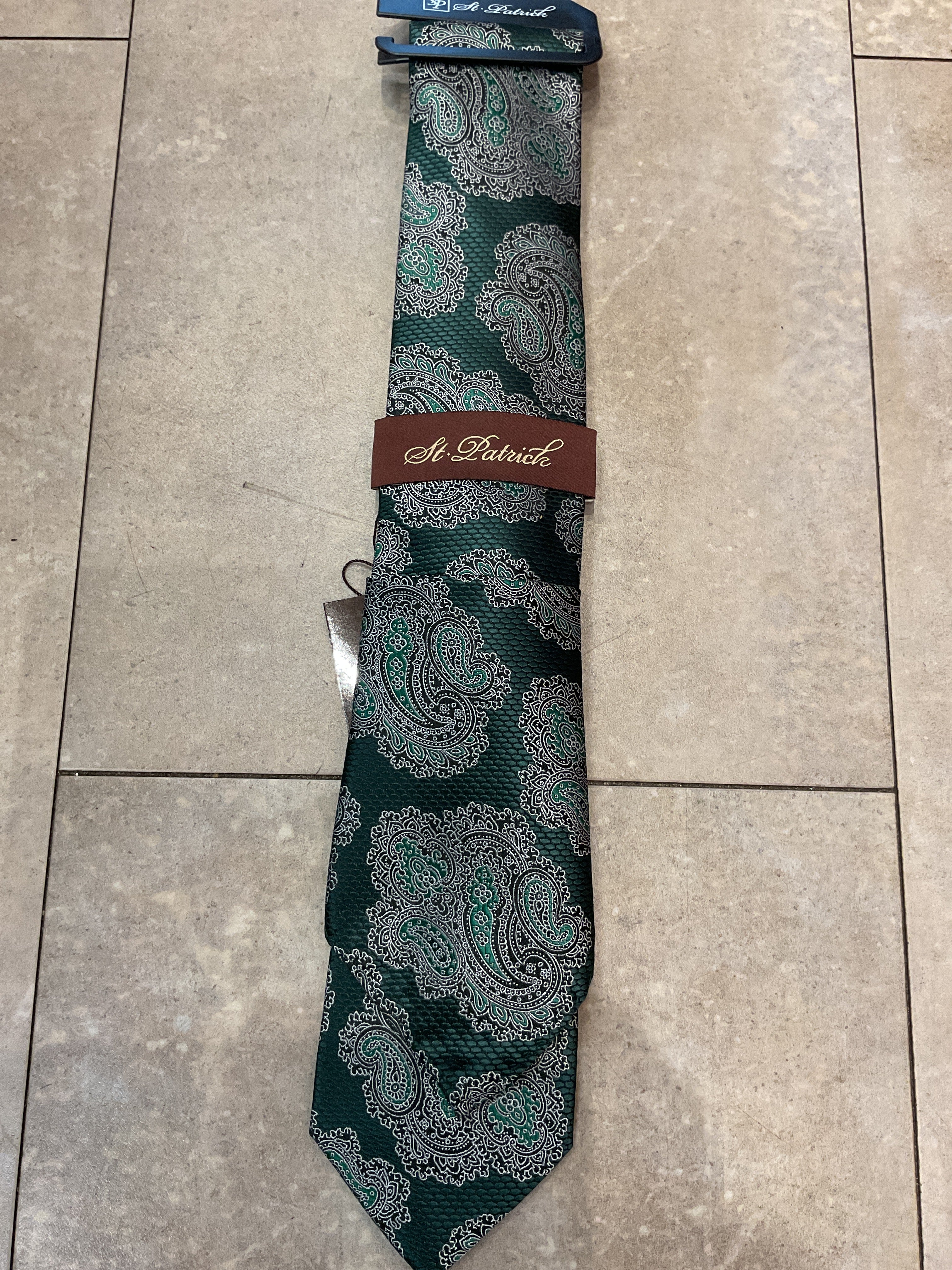 St. Patrick men’s paisley ties