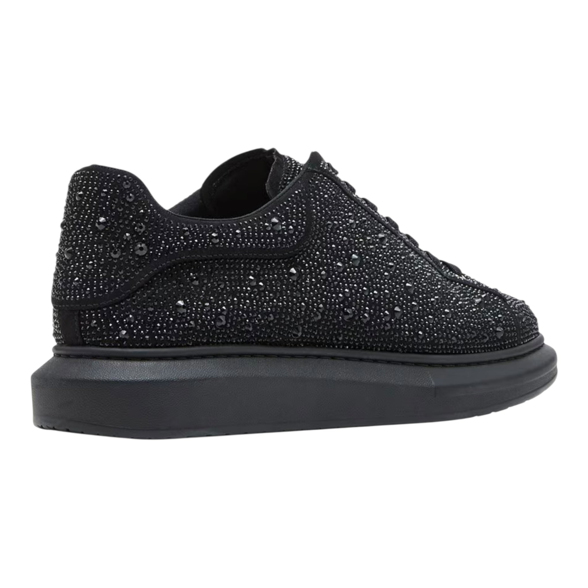 Steve Madden Men's Icebox Black Rhinestones