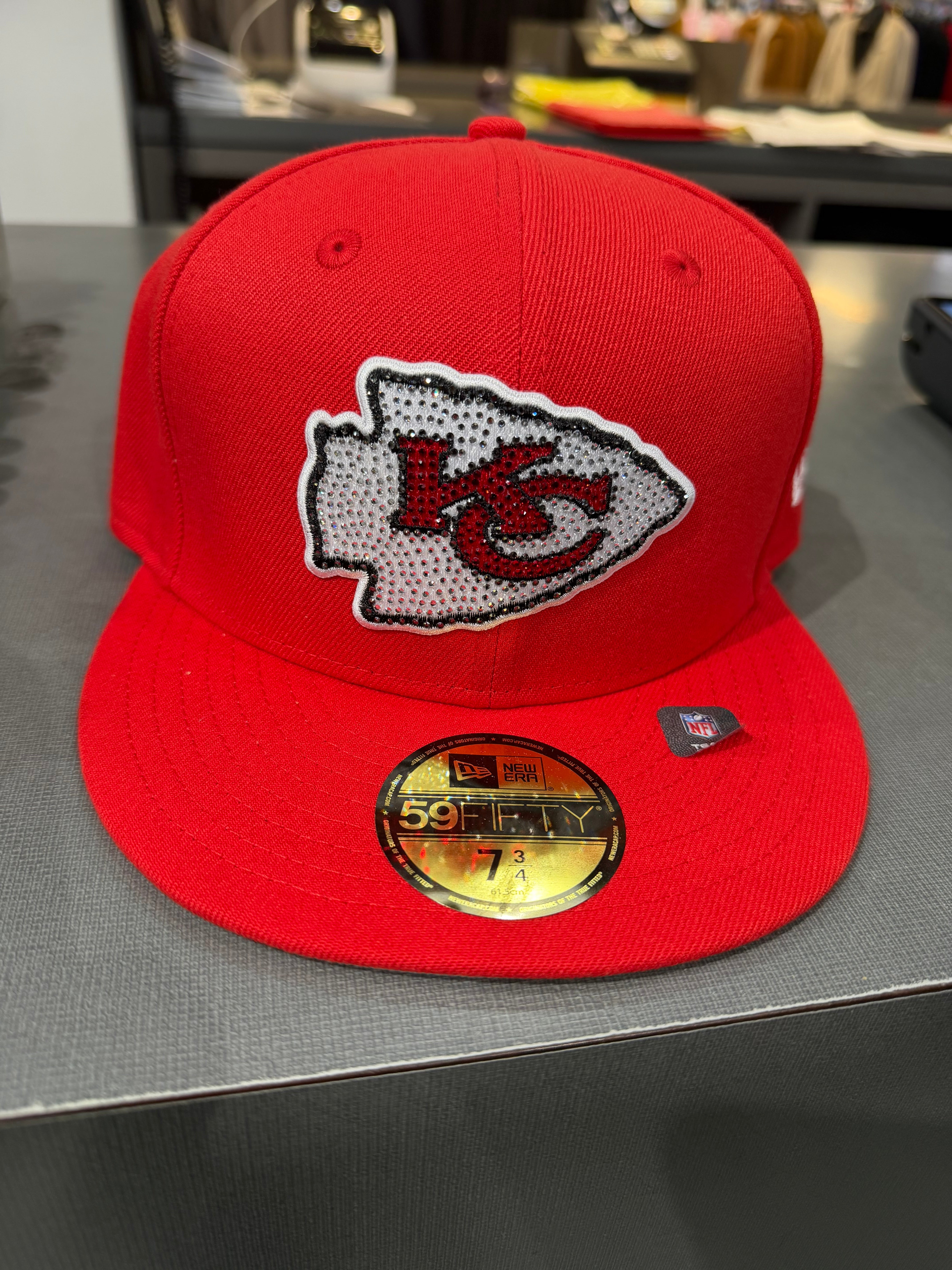 New Era Kansas City Chiefs Rhinestone Fitted Hat