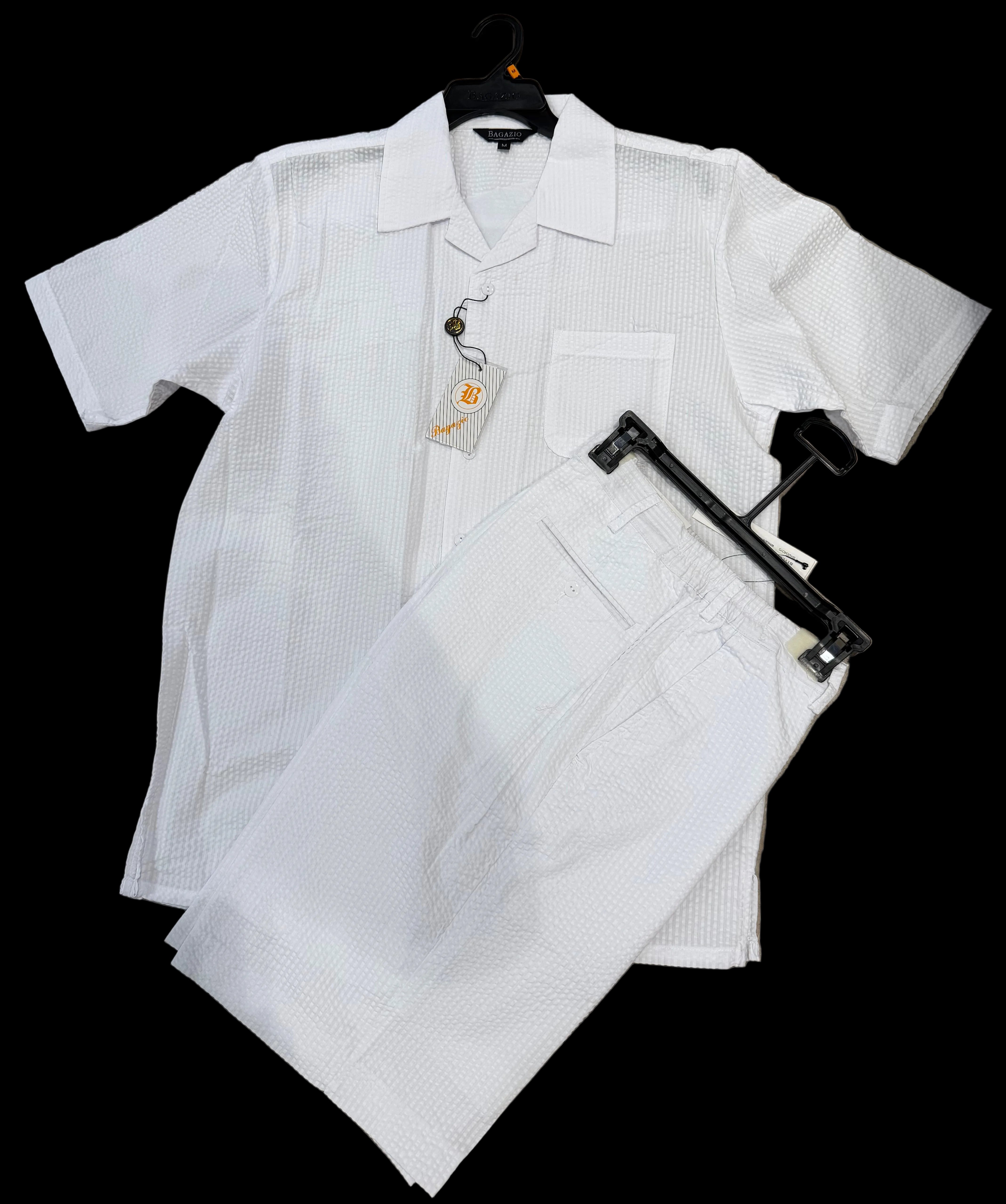 Bagazio Seersucker Short Set