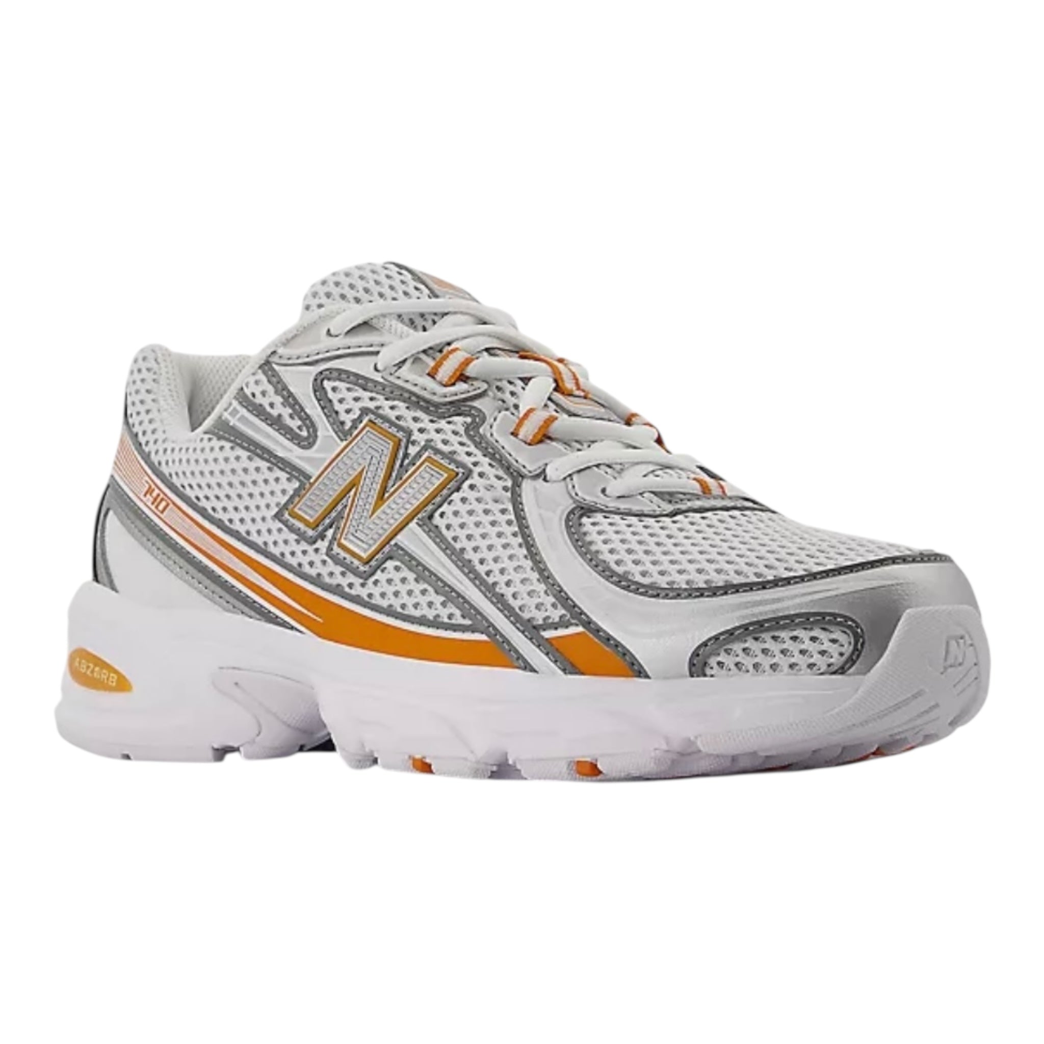 NEW BALANCE Sneakers 740 in White & Orange