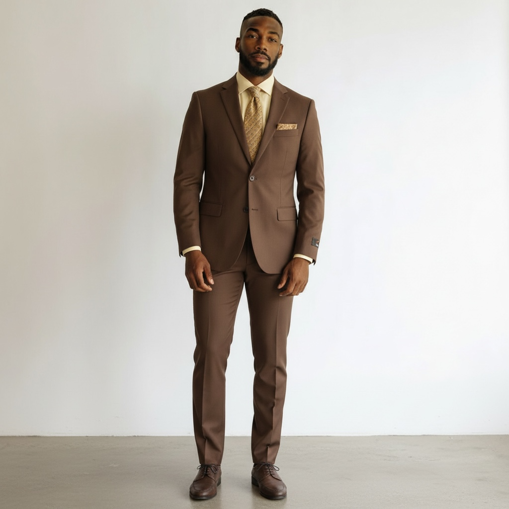 Vitali Dark Brown Suit