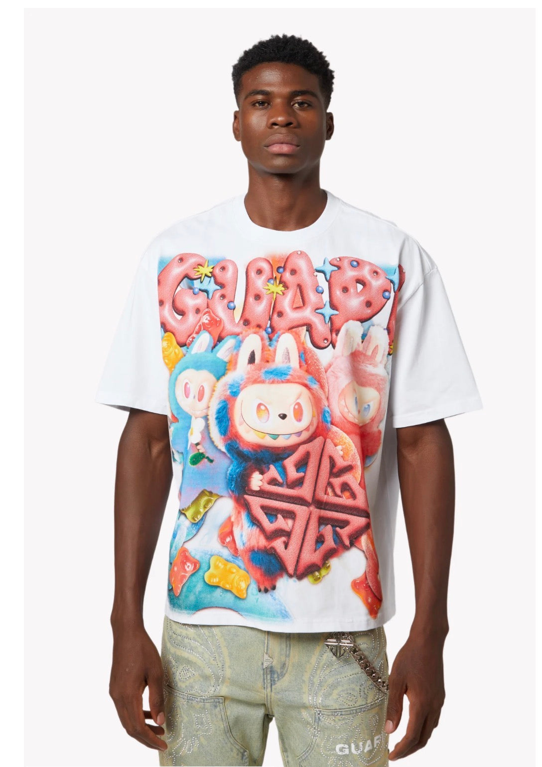 Guapi White Candy Riot Tee V2