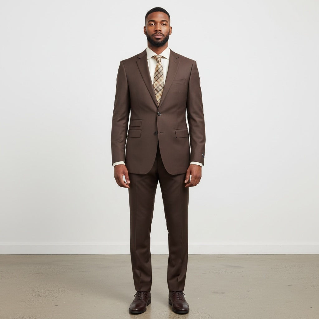 Vitali Dark Brown Suit