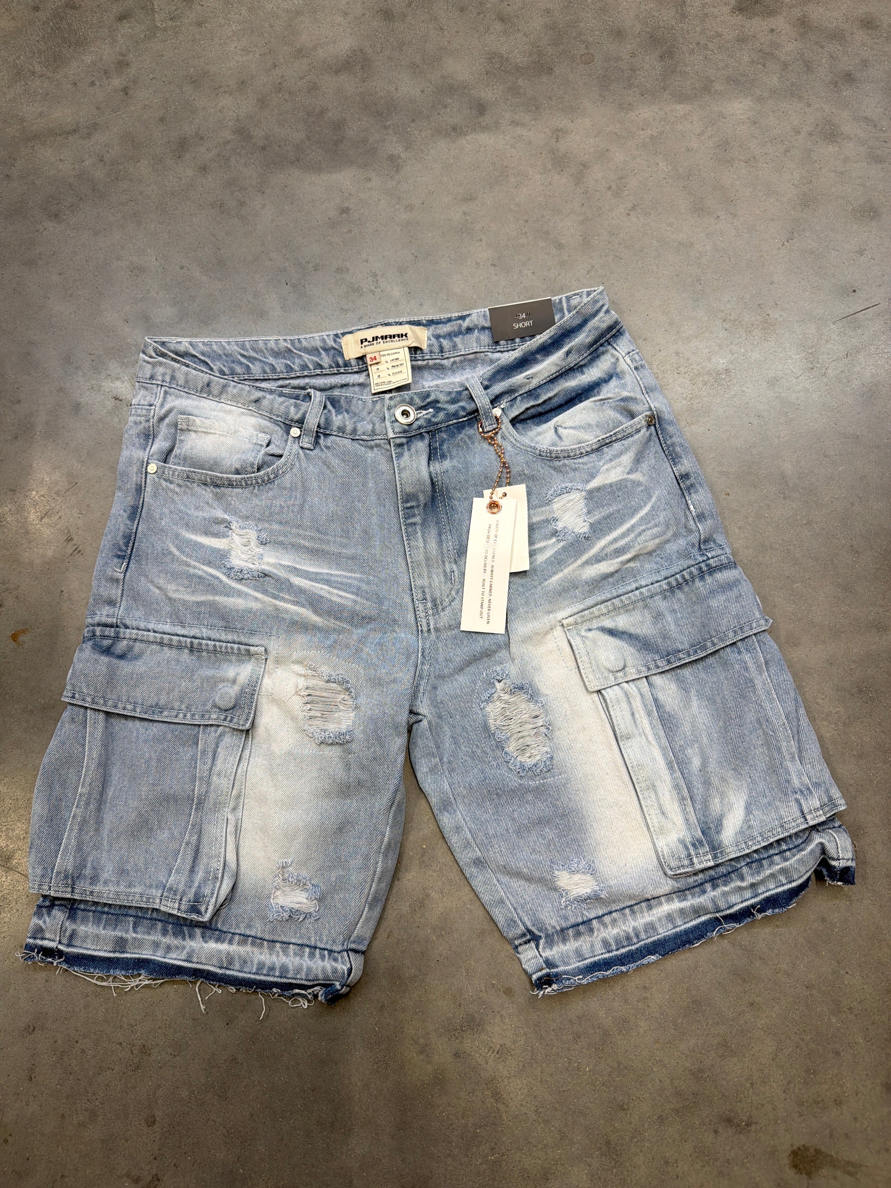 Pj mark cargo pocket shorts ( DS2530)