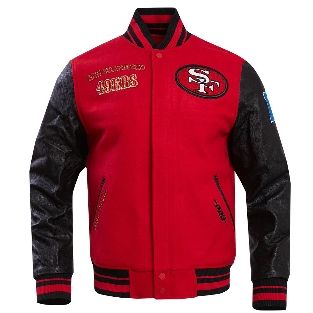NFL SAN FRANCISCO 49ERS MEN'S VARSITY JACKET RETRO CLASSICS (FS4643598)