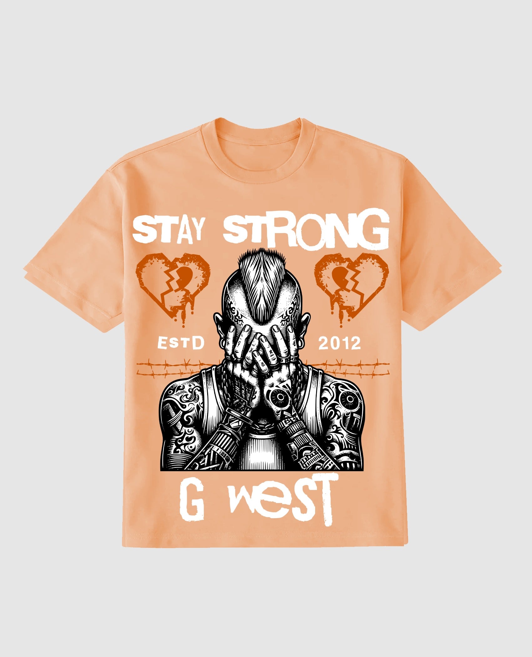 G WEST STAY STRONG TEE (GWPBAST9251)