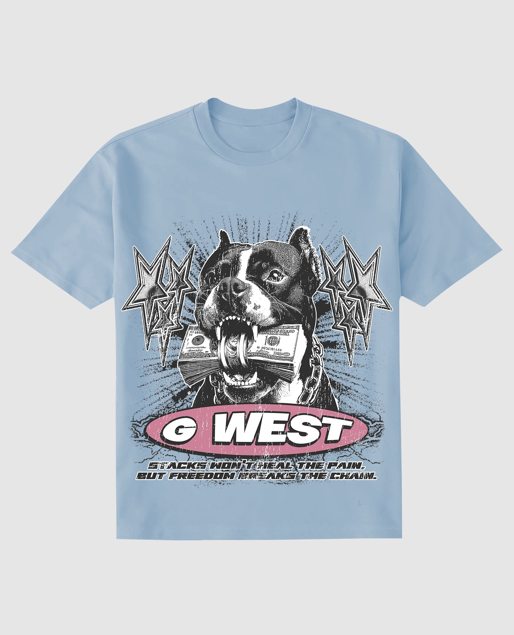 G WEST BARKIN BUCKS TEE (GWPBASTFG9278)