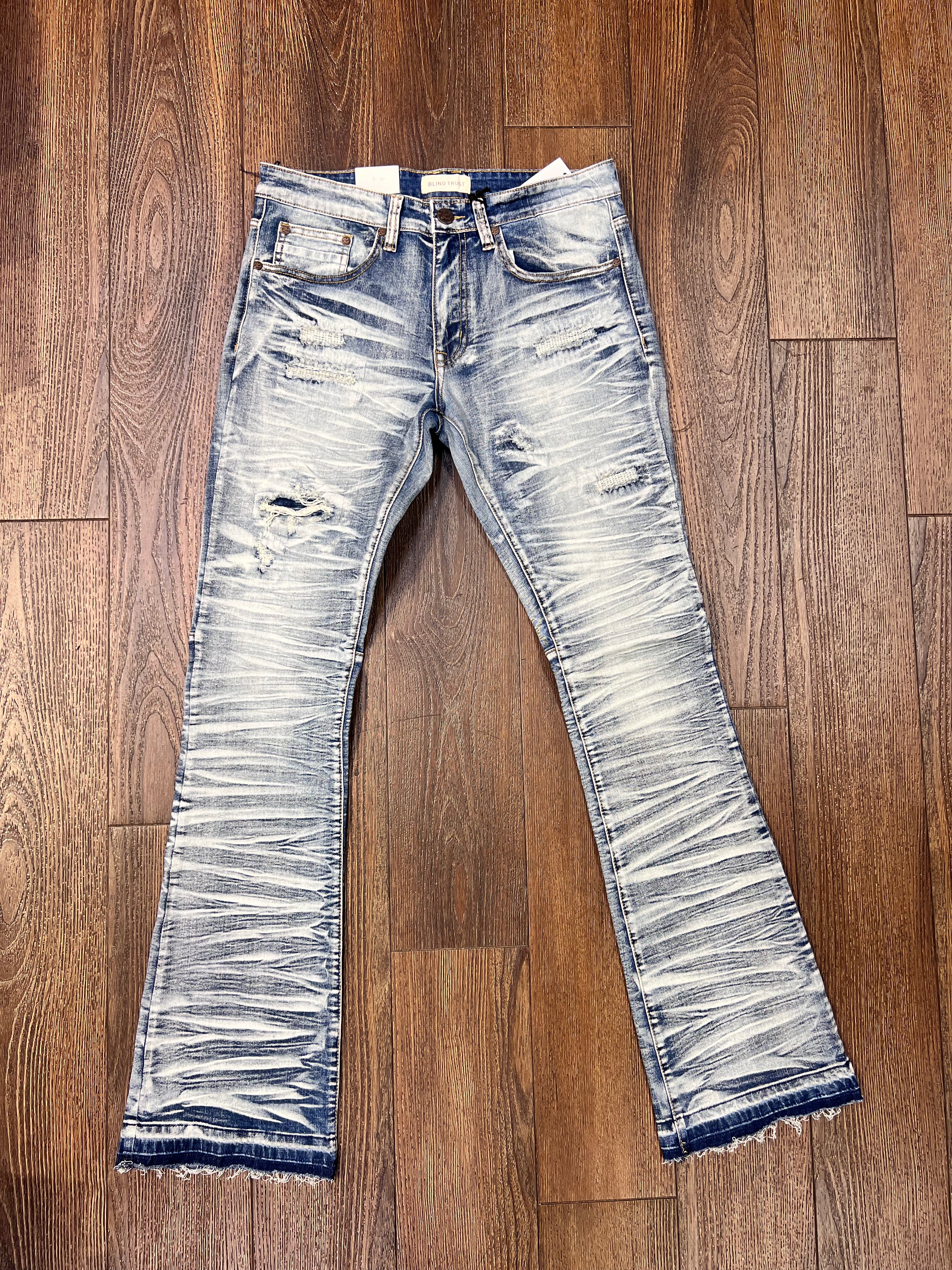Blind trust stacked jeans BTP25271