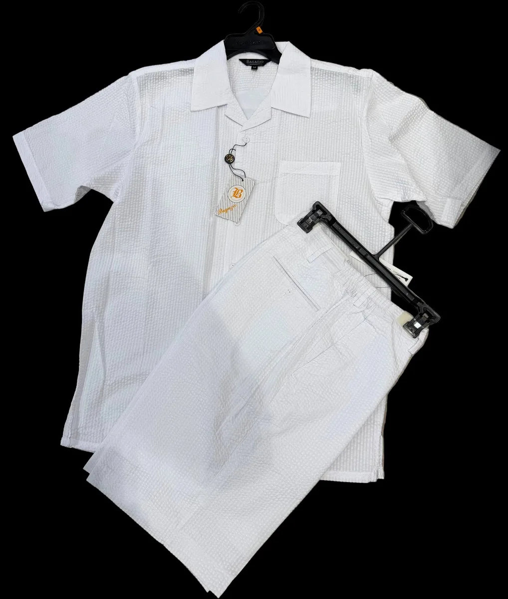 Begazio searsucker short set