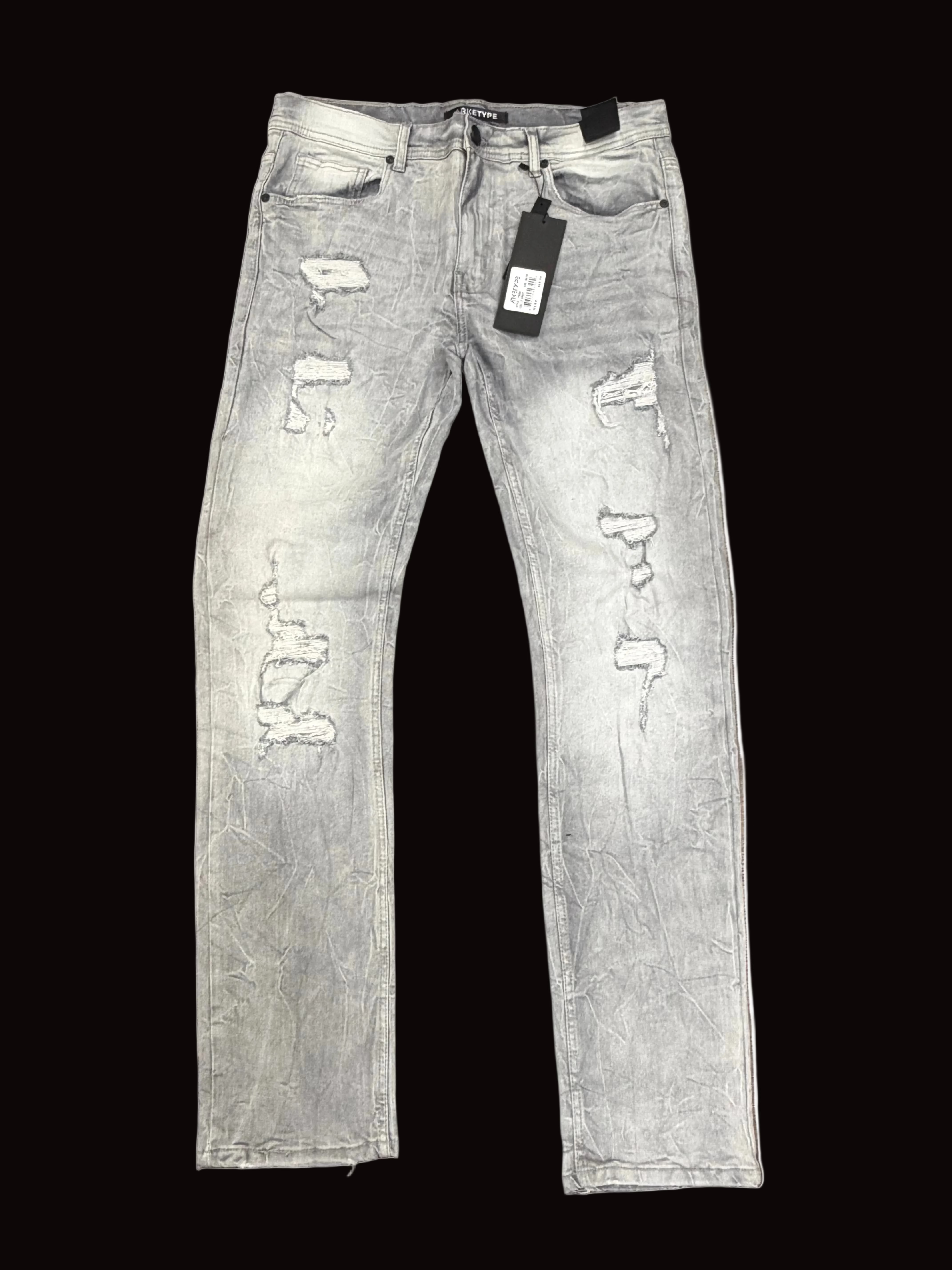 Arketype Grey Skinny Jeans