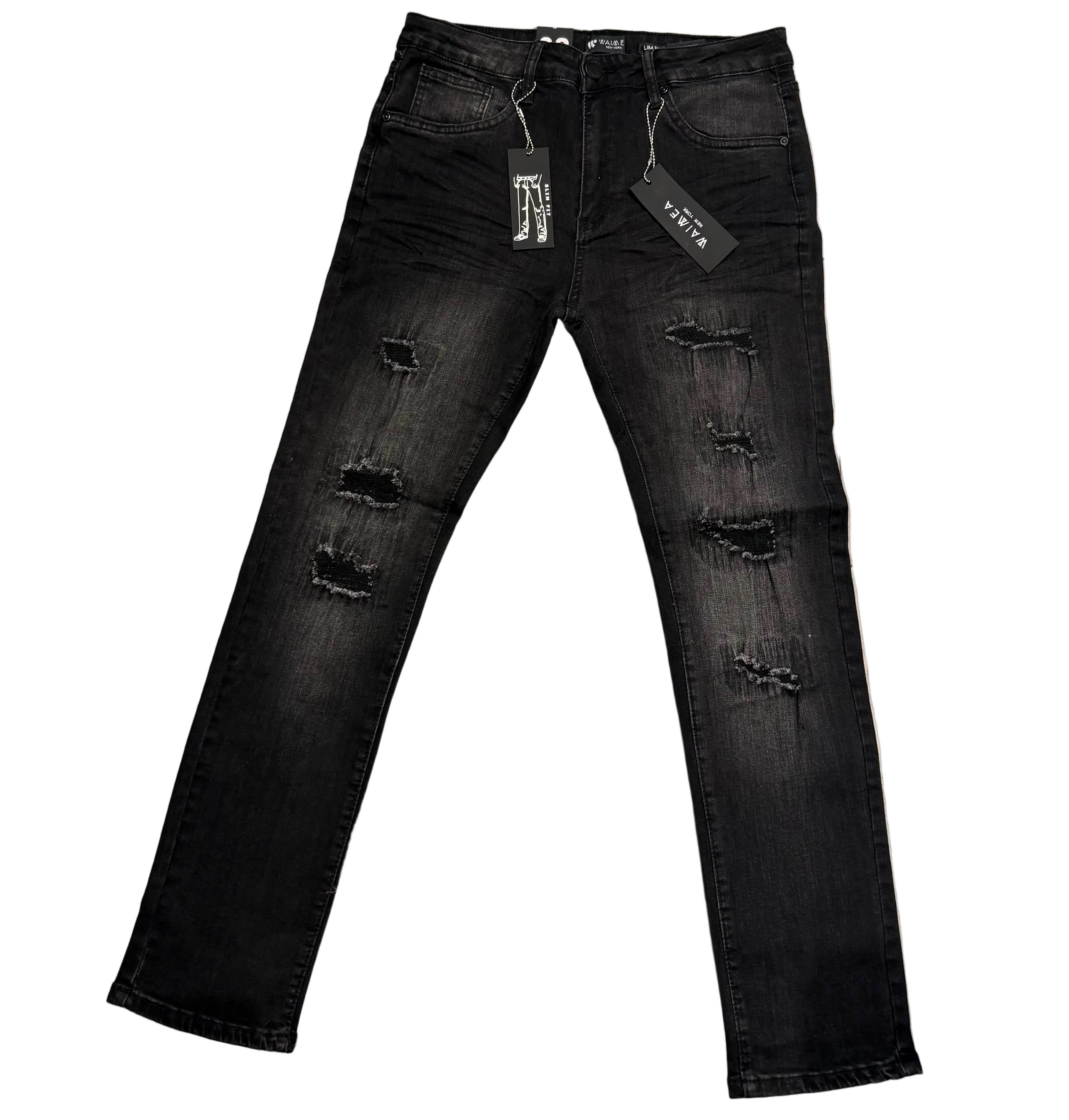 Waimea Black Wash Skinny Jean