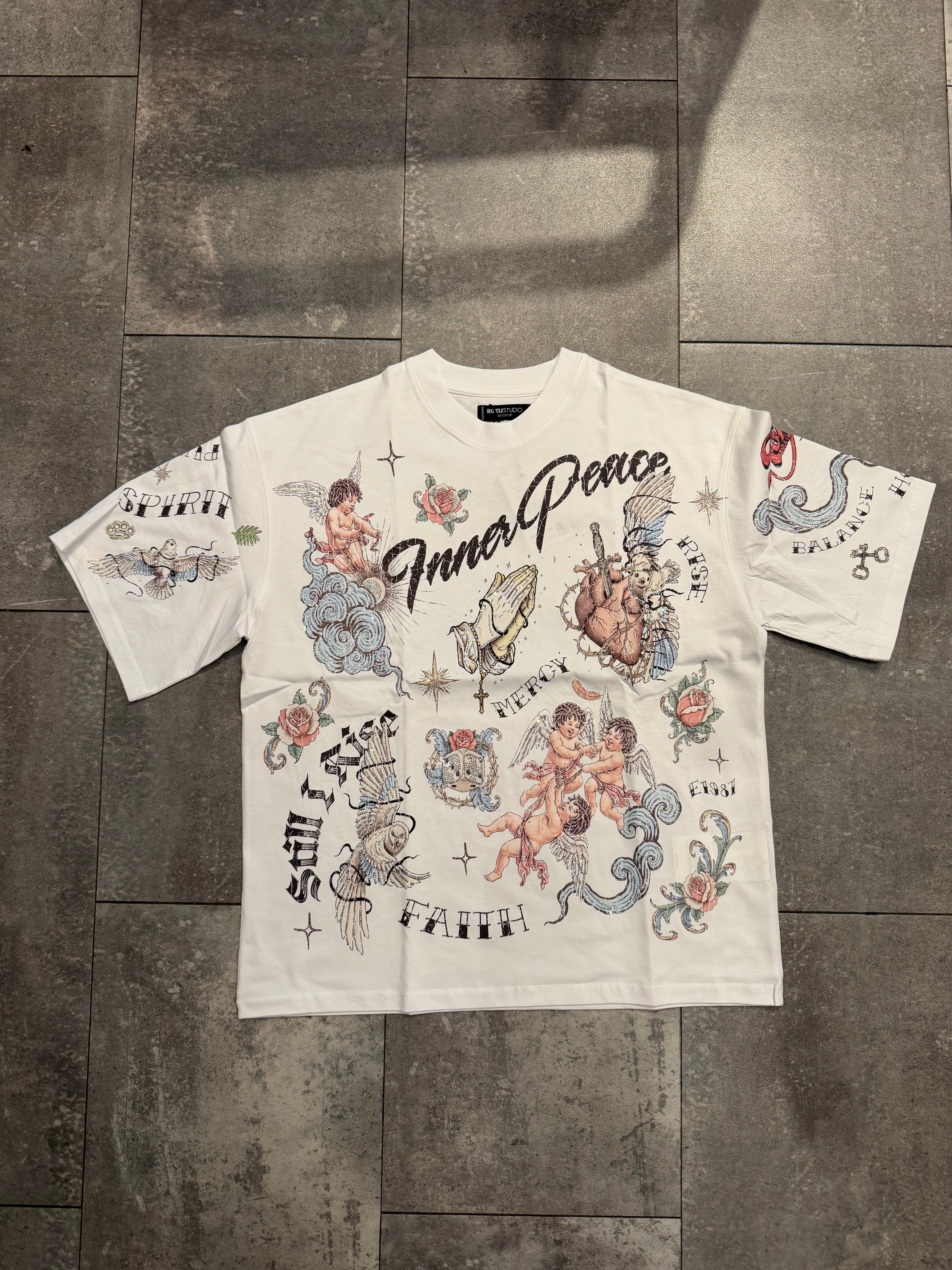 Roku Faith Faded Tee