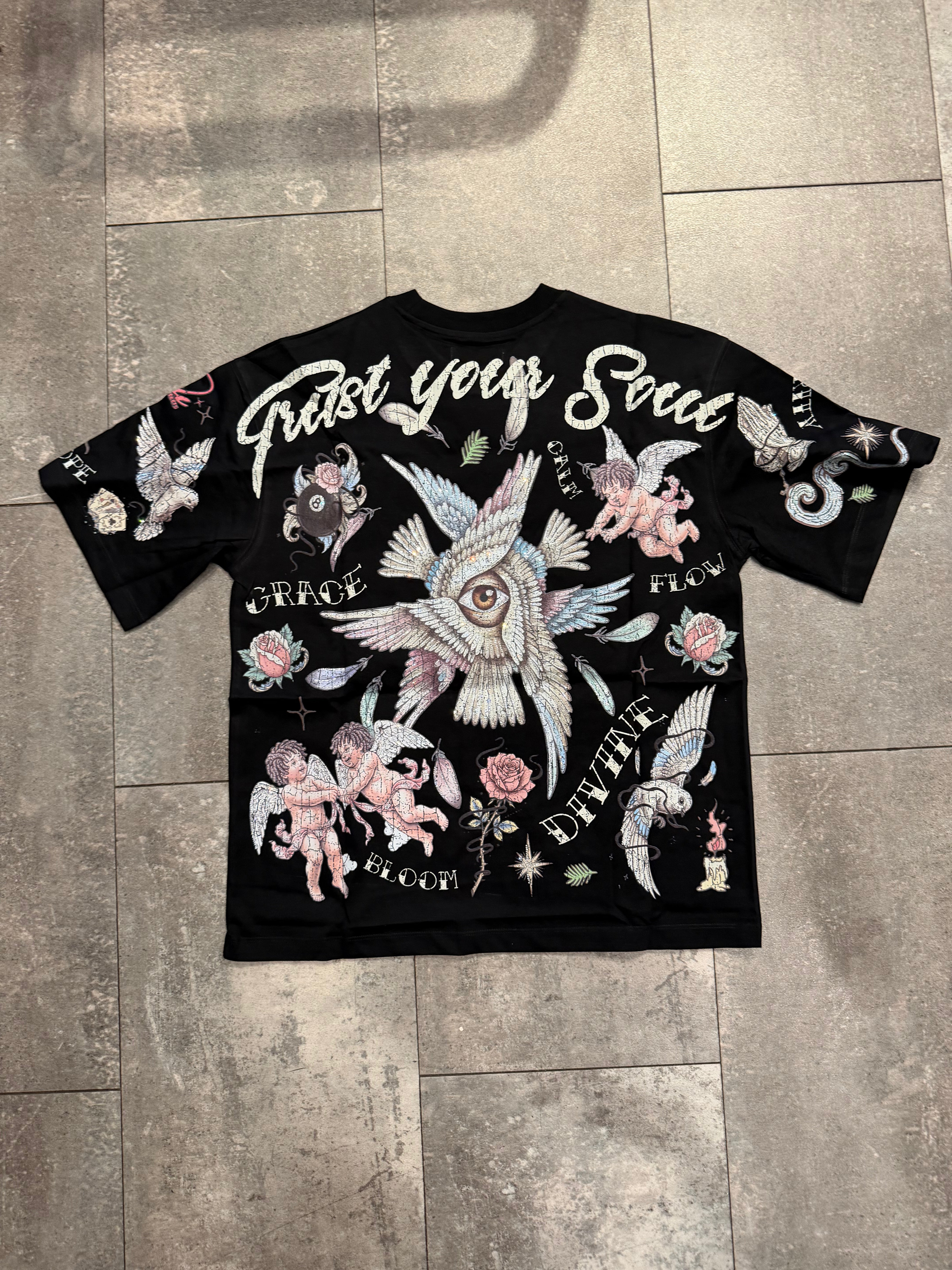 Roku Faith Faded Tee