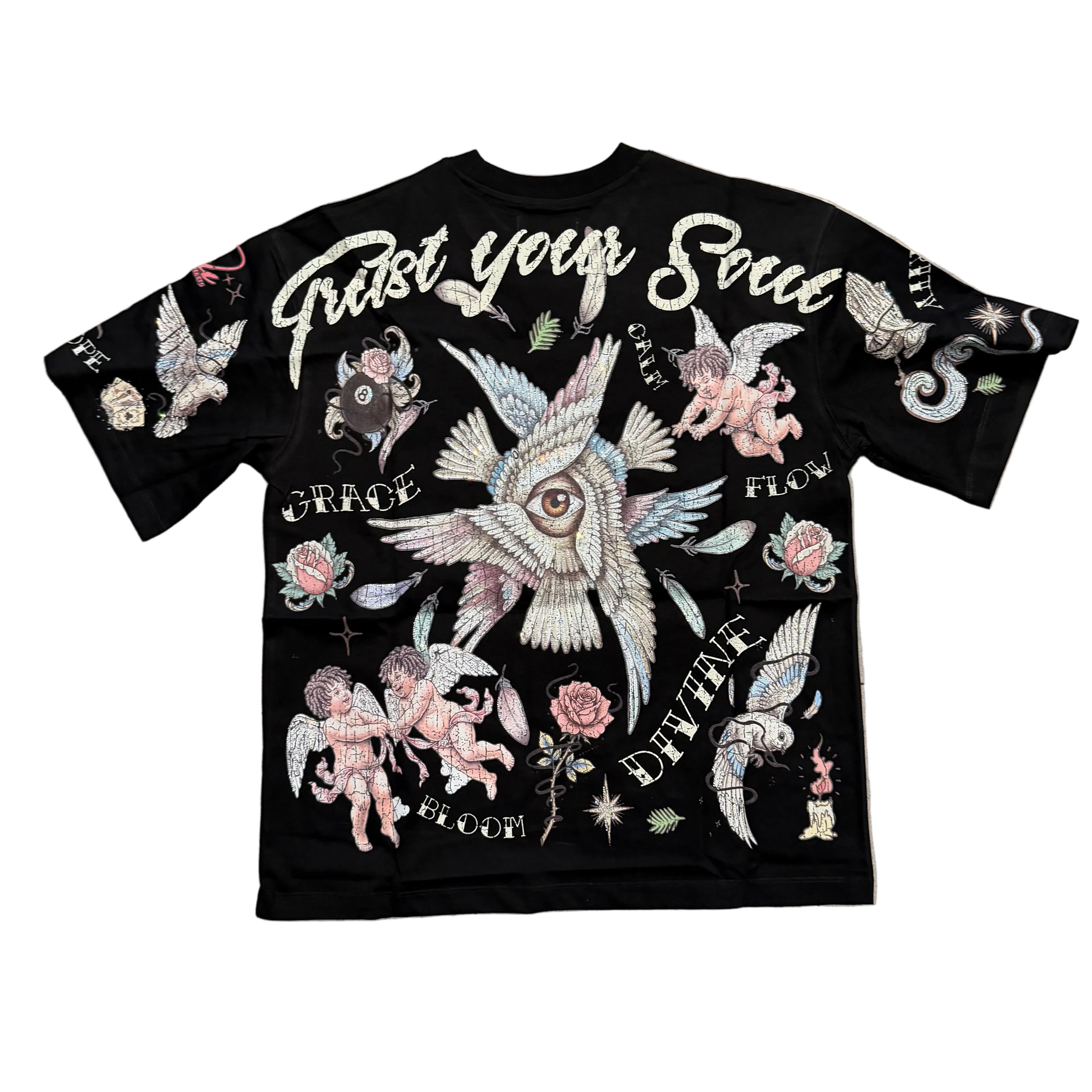 Roku Faith Faded Tee