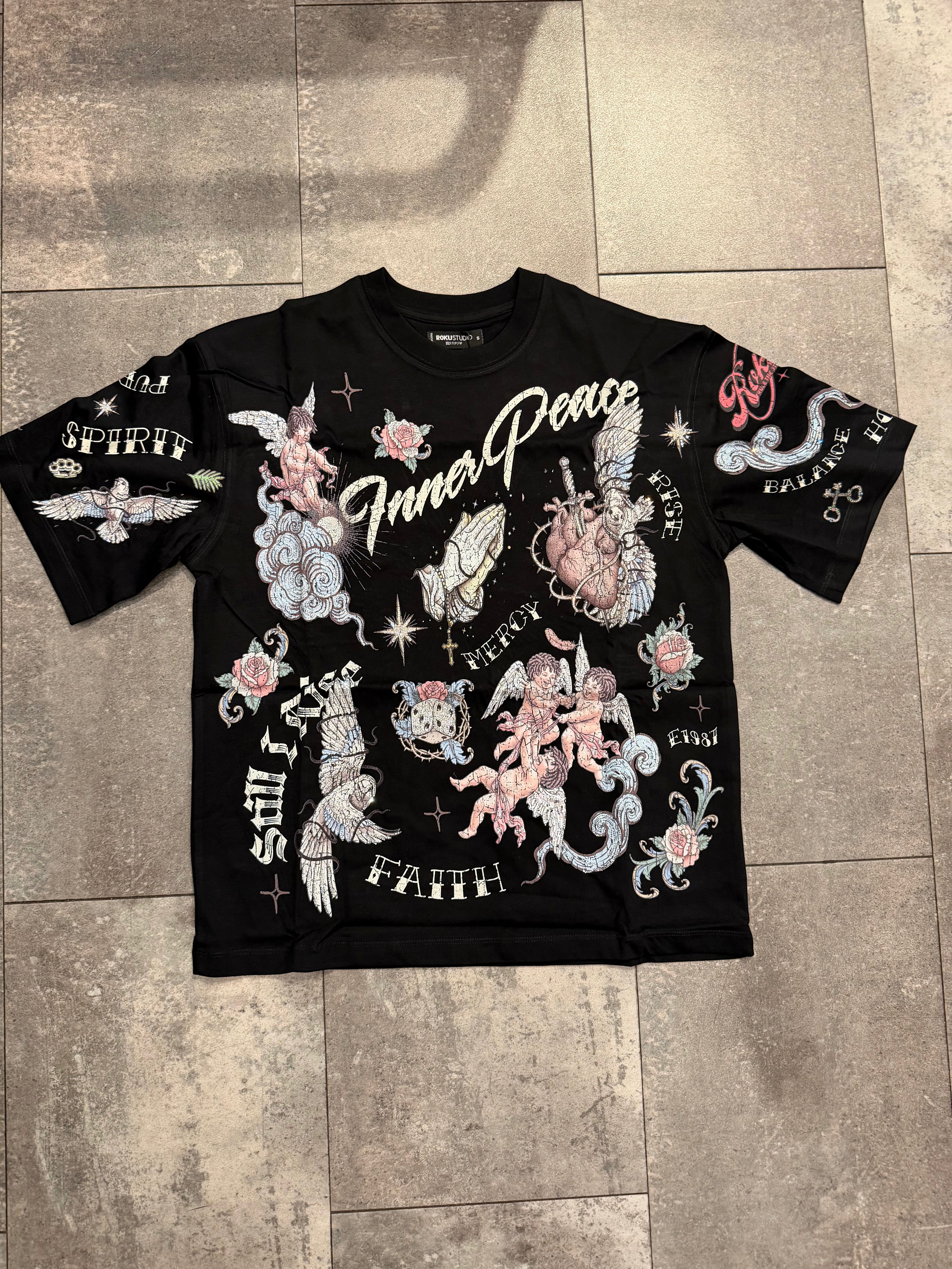 Roku Faith Faded Tee