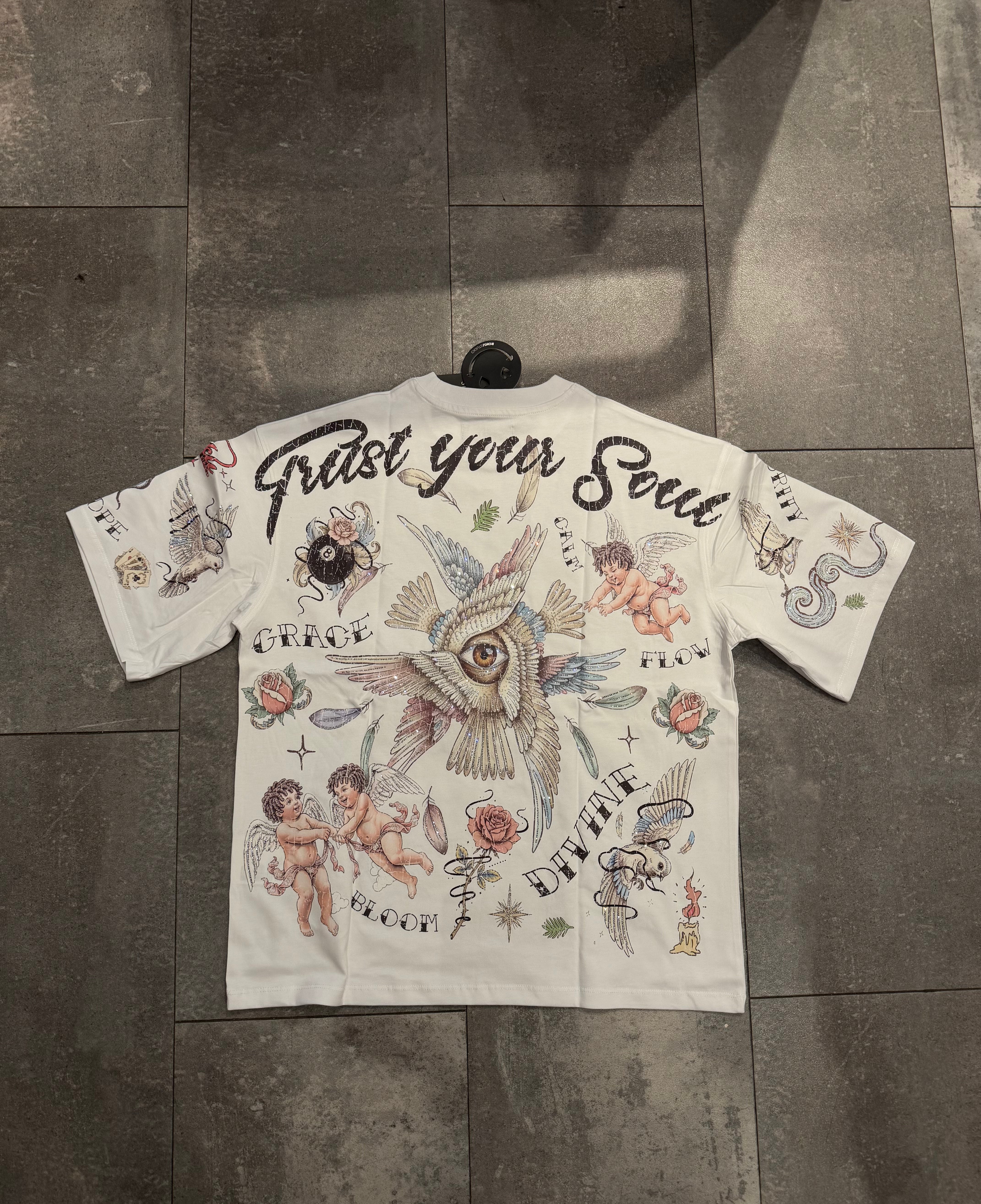 Roku Faith Faded Tee