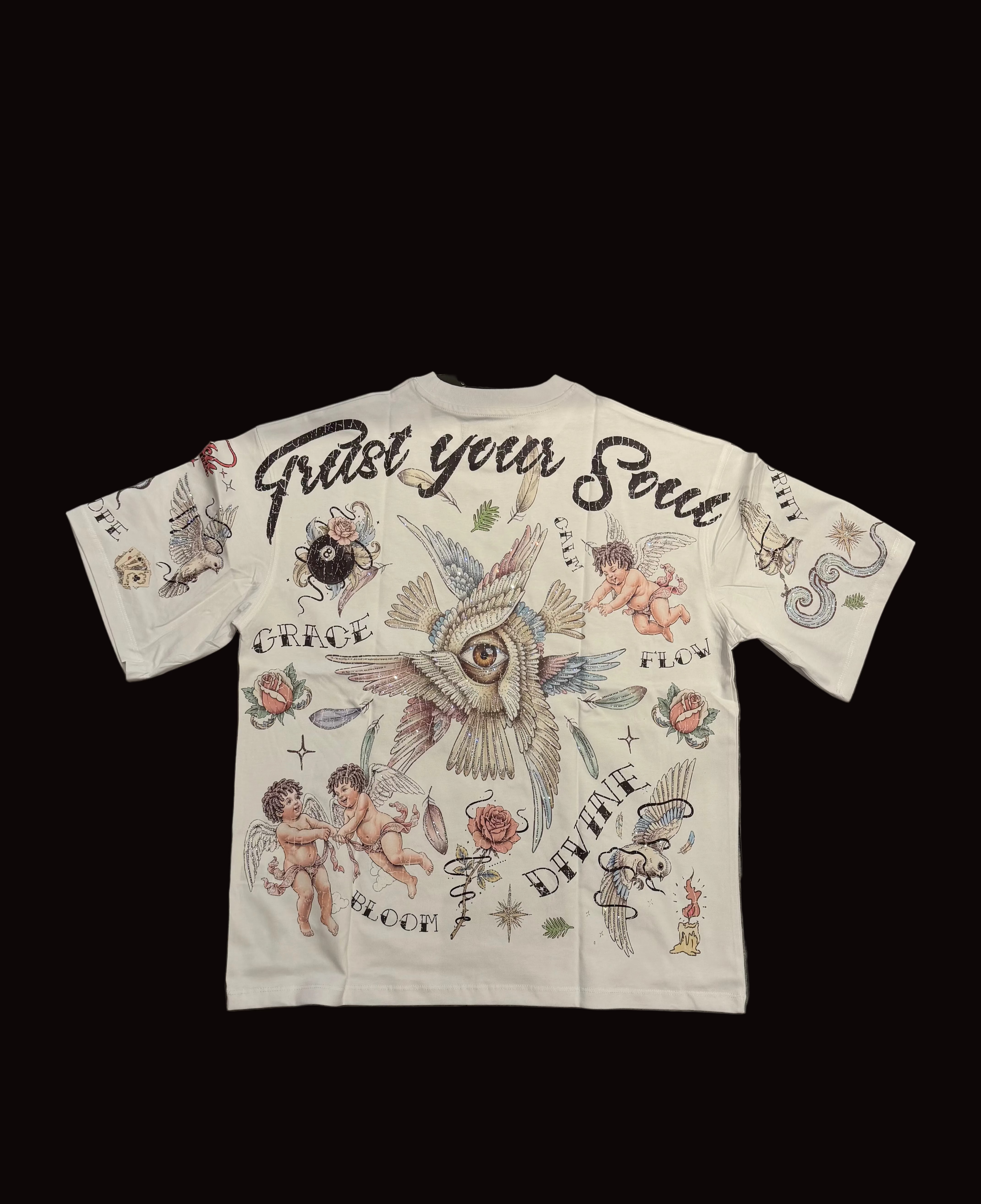 Roku Faith Faded Tee