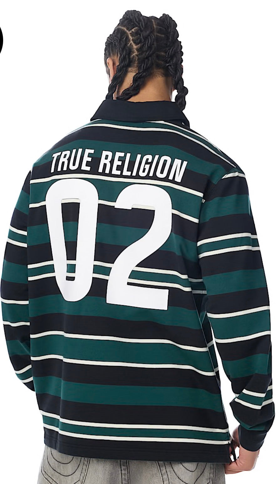 True Religion Relaxed Rugby Polo