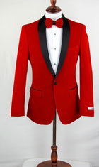 Velvet Blazer with Black satin lapel